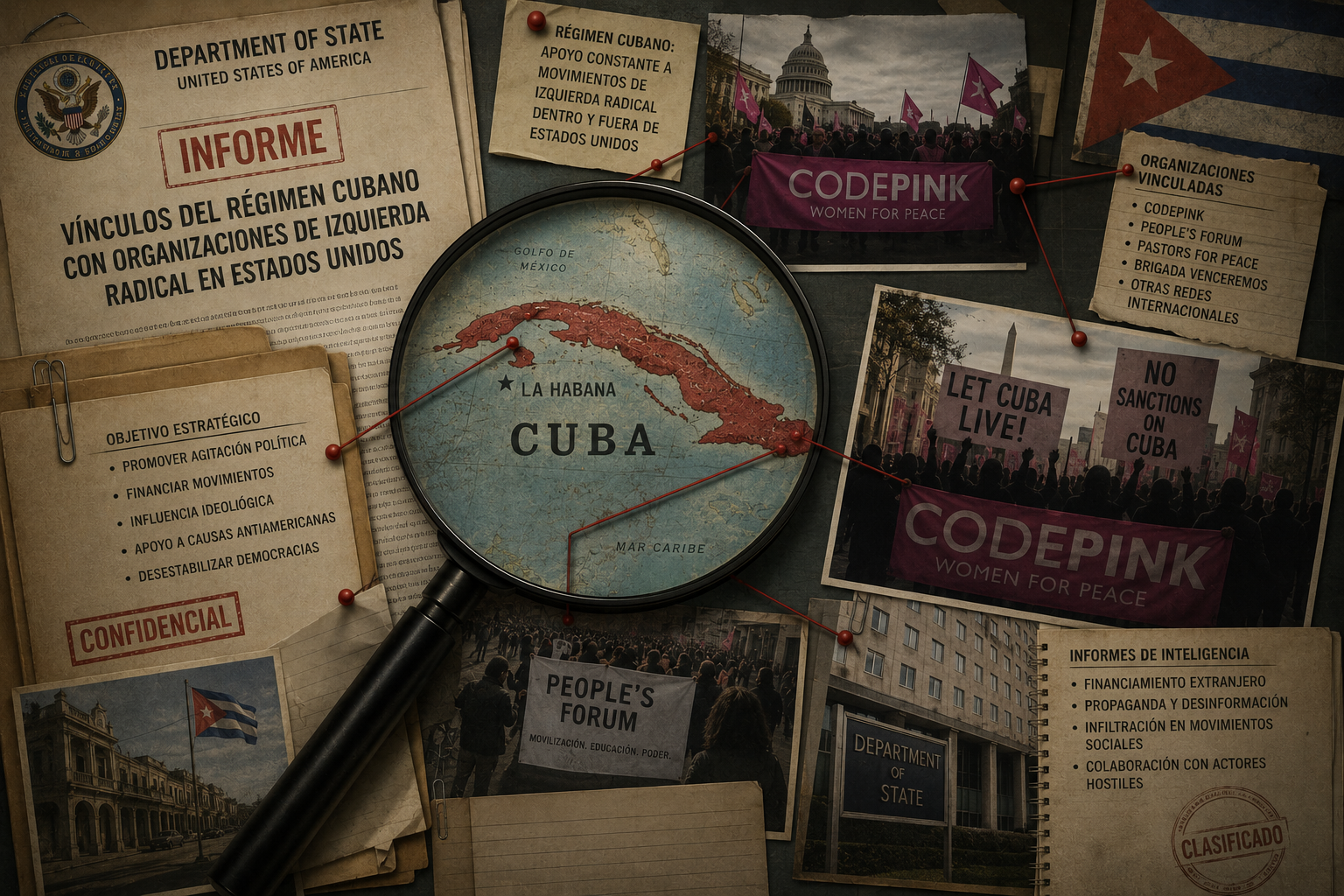 Un informe del Departamento de Estado revela vínculos del régimen cubano con organizaciones de izquierda radical