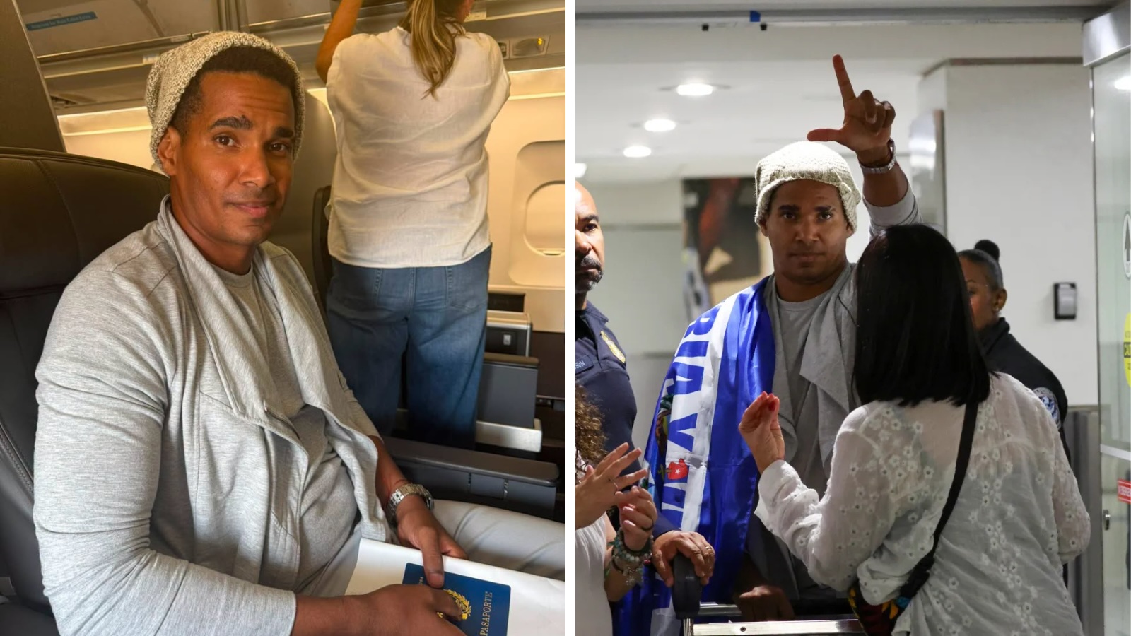 Llega a Miami el artista y preso político Luis Manuel Otero Alcántara tras cinco años de injusto presidio en Cuba