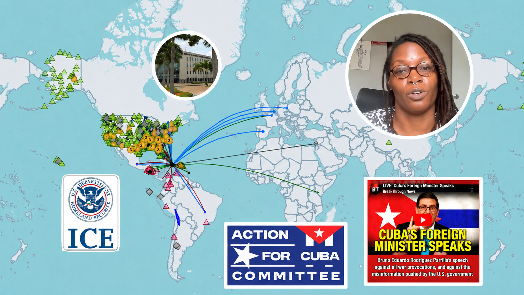 Onyesonwu Chatoyer, copresidenta de la Red Nacional sobre Cuba (NNOC), promovió públicamente el "Plan Nacional de Respuesta Rápida" durante una transmisión de la organización el 12 de junio de 2026