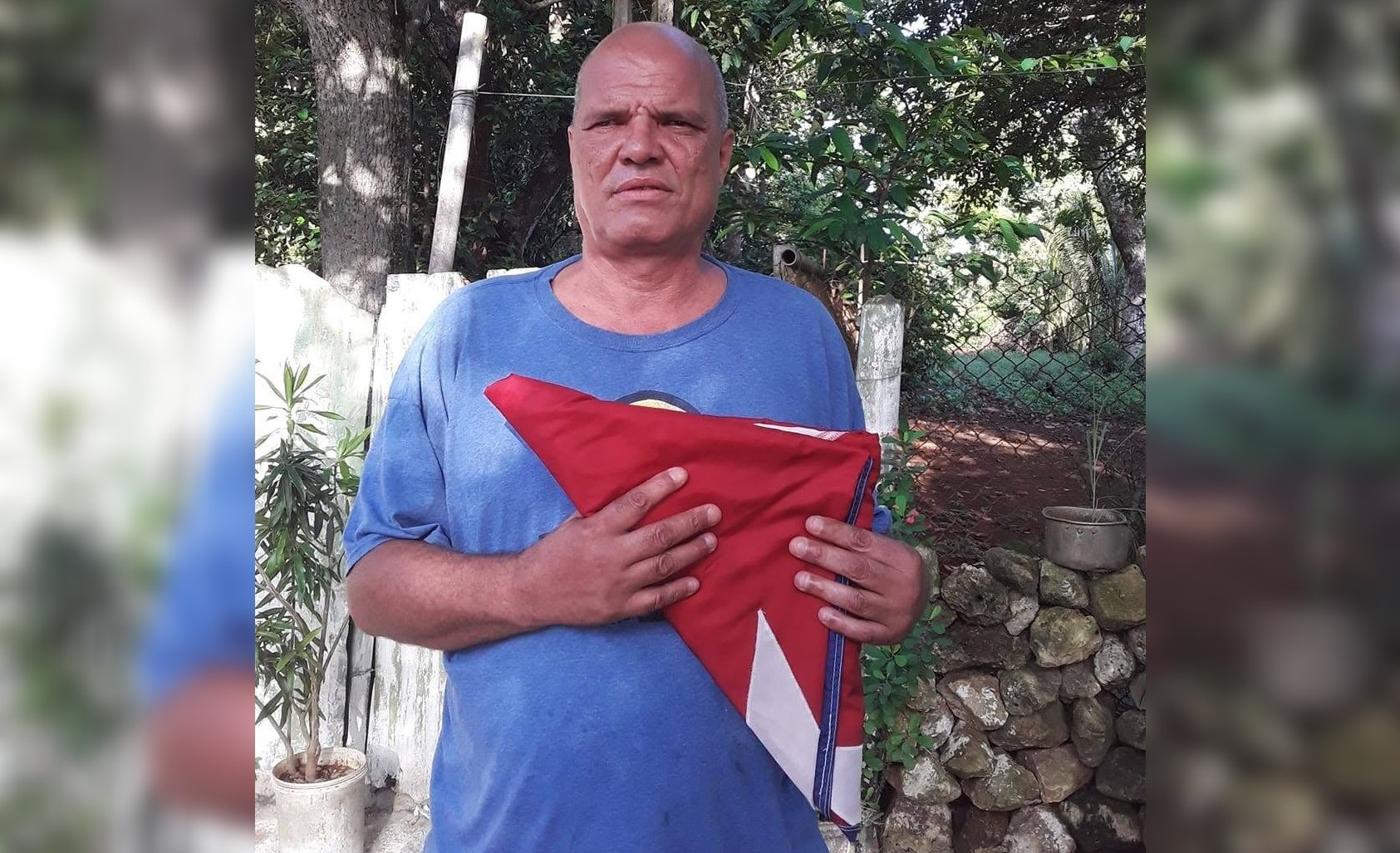 Alcibiades Brizuela inició una nueva huelga de hambre en su vivienda en Artemisa.