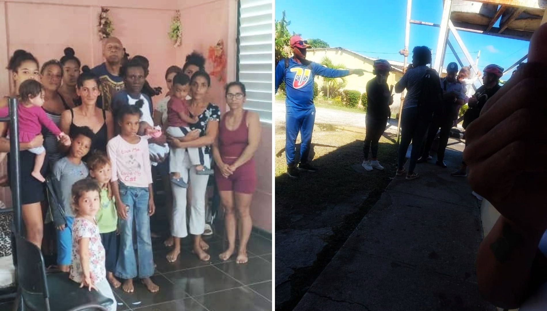 18 mujeres y más de 80 niños llevan 14 días ocupando un local en Santa Clara.