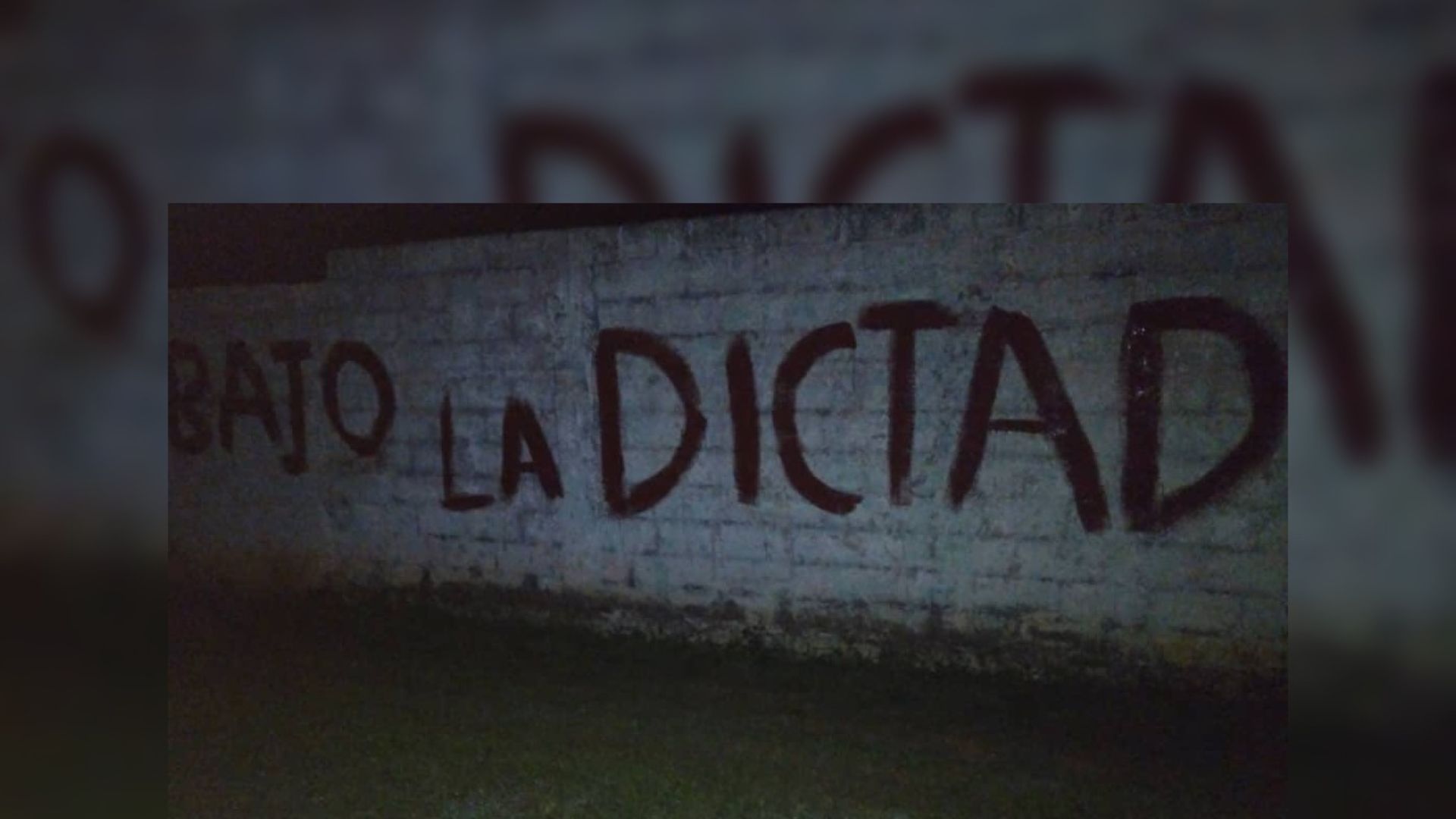 "Abajo la dictadura": aparece cartel en estadio de San Antonio de los Baños