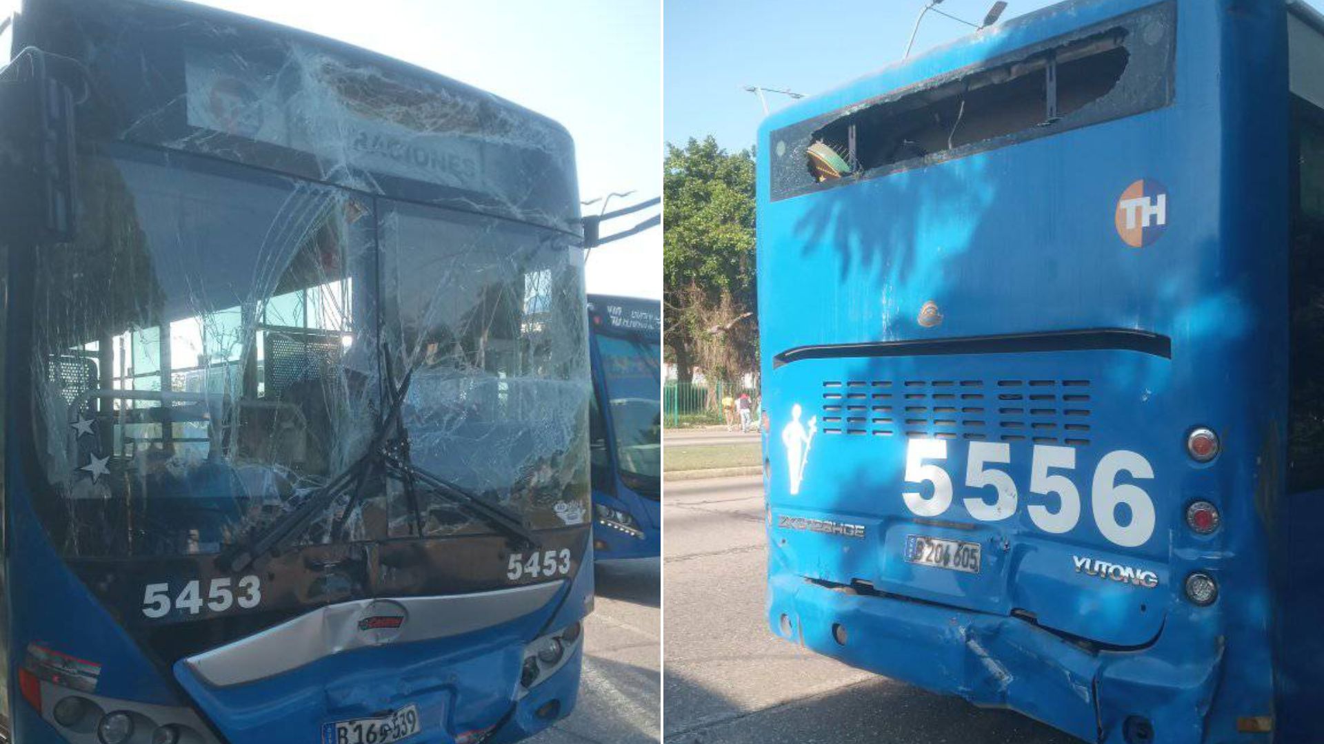Accidente en Cuba: dos ómnibus colisionan en La Habana
