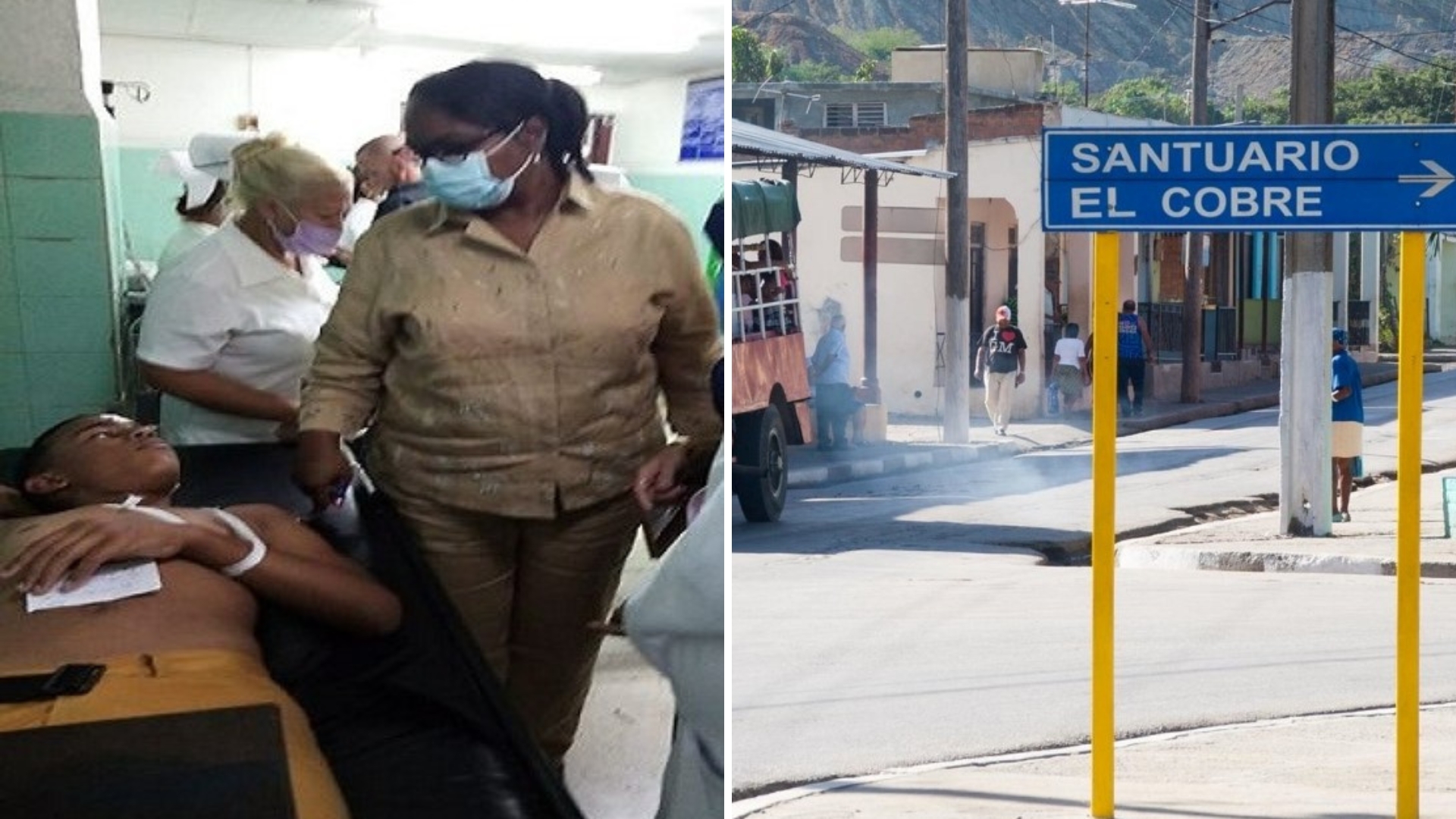 Accidente masivo en Santiago de Cuba deja ocho niños heridos