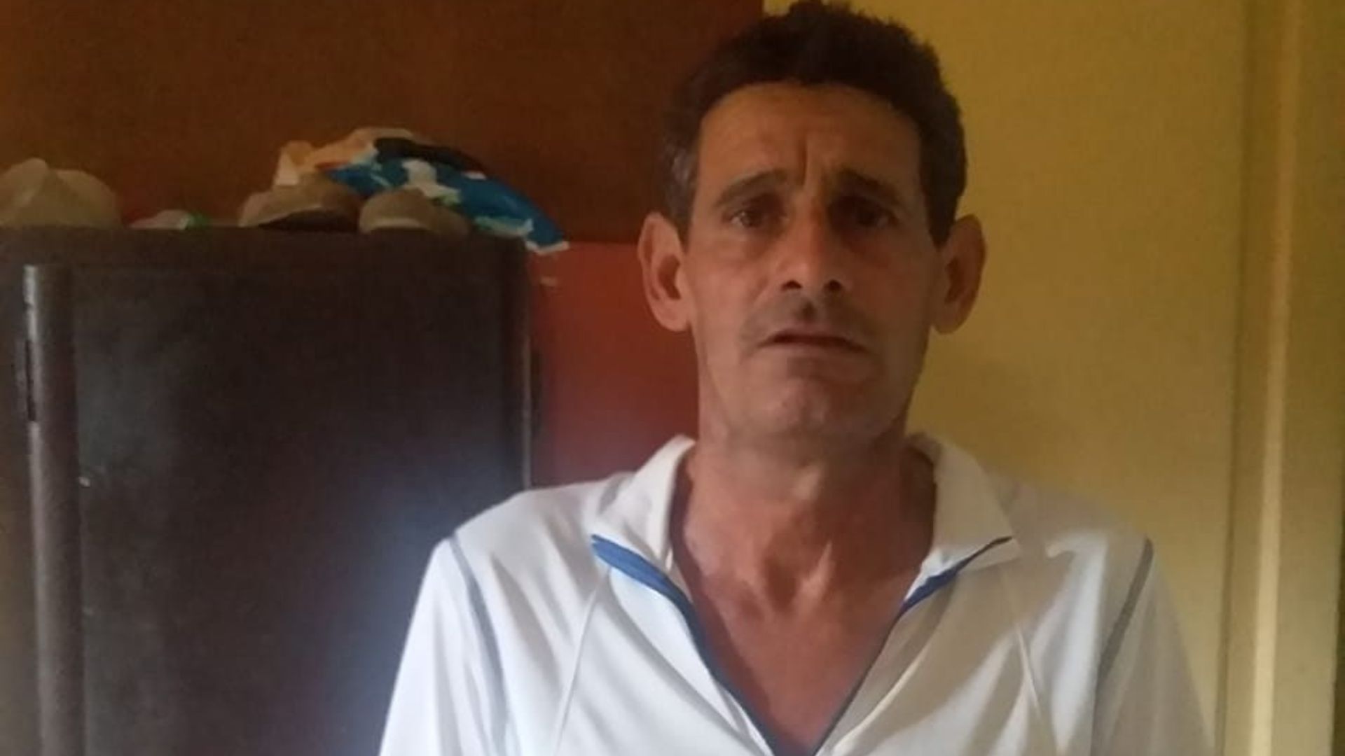 Activista Mario Alberto Hernández en Combinado del Este, tras una semana desaparecido