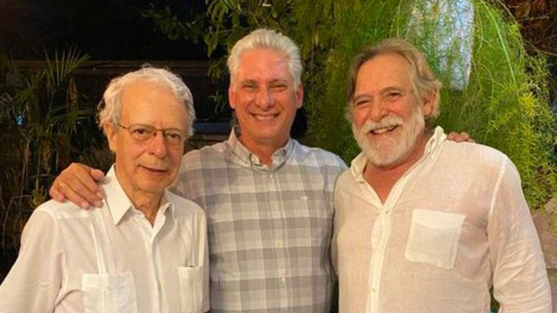Actor brasileño José de Abreu exhibe su cercanía con dictador Miguel Díaz-Canel