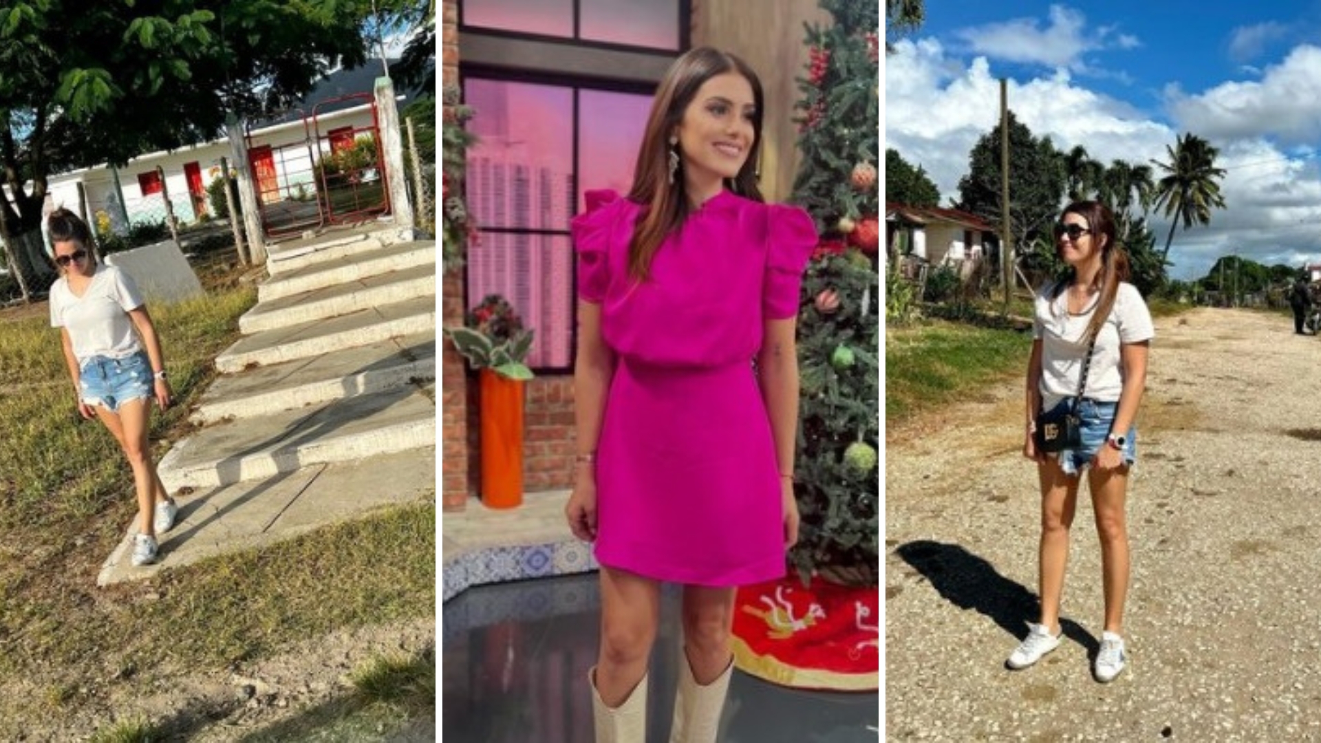 Actriz Aly Sánchez regresó a su pueblo natal: “De Banao para el mundo”