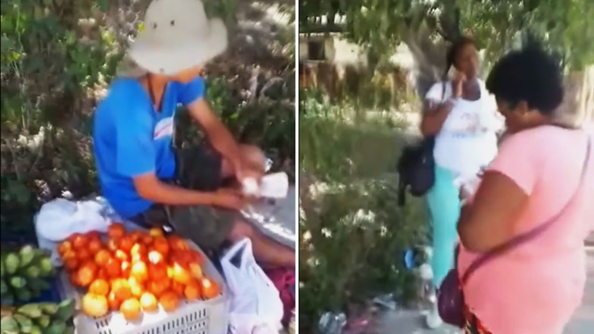 Amenazan con multa a joven cubano por vender tomates en la calle