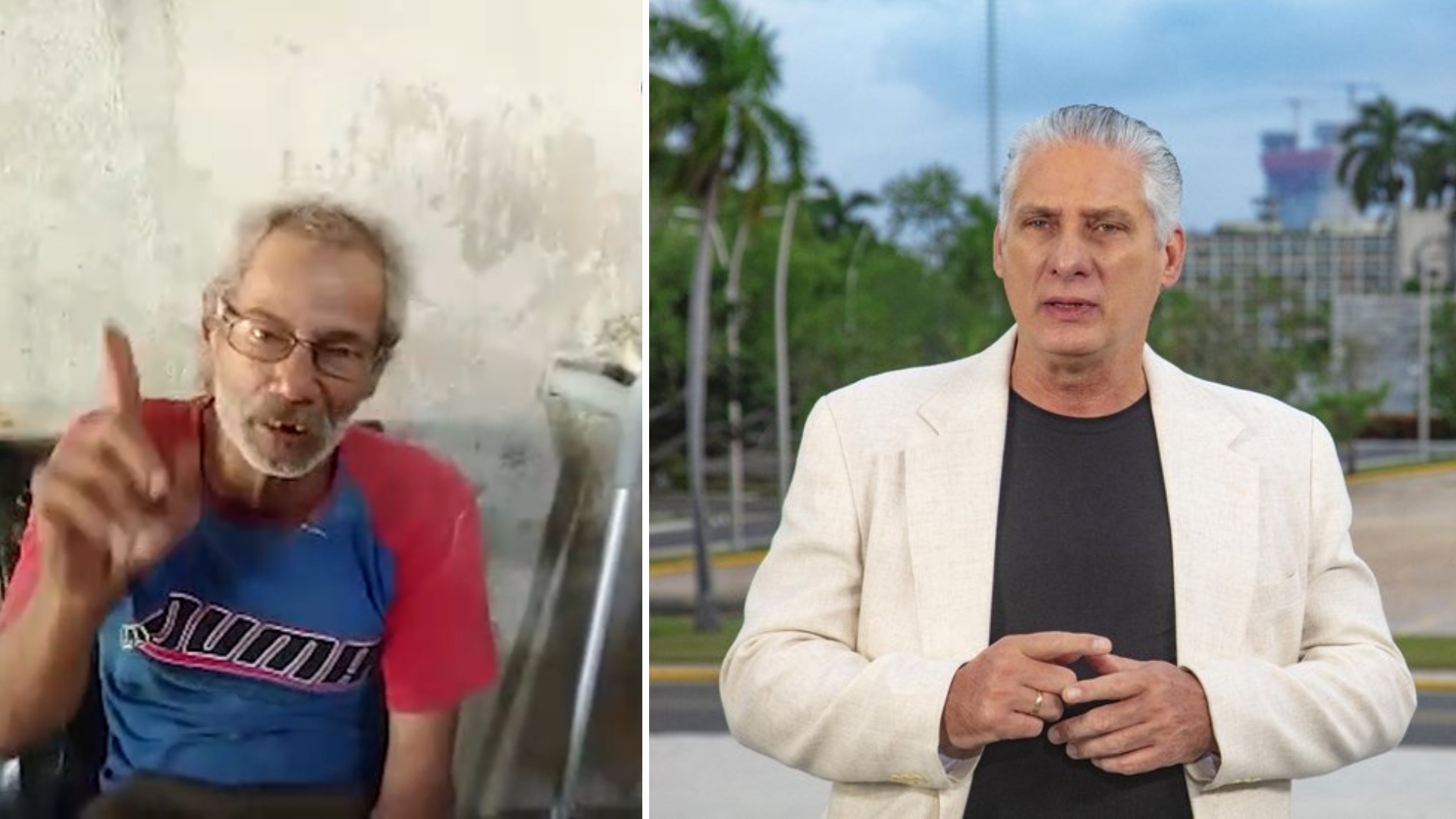 Anciano desmiente a Díaz-Canel: "somos esclavos, Cuba es una cárcel"