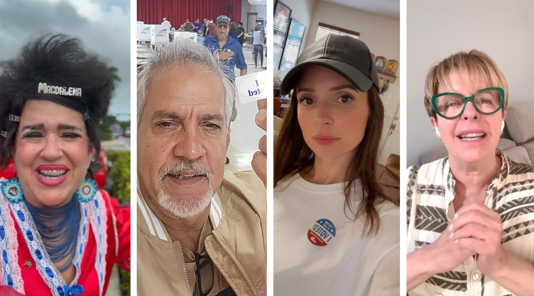 Artistas cubanos votan en EE.UU.: "Yo no lo veré, pero en mi Patria algún día volverá"