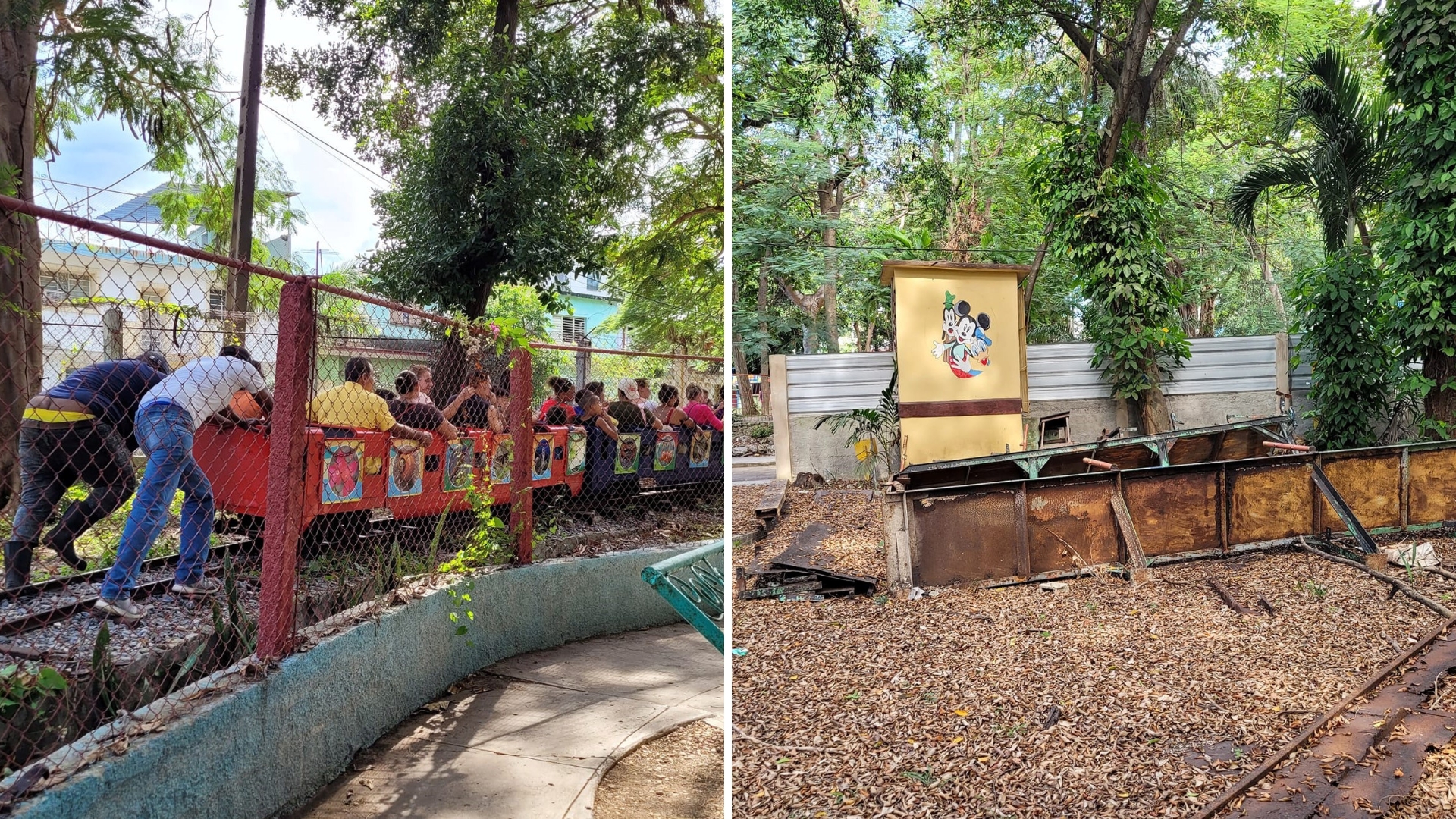 Así luce el Zoo de 26 en La Habana: hay que empujar el trencito y pululan los caracoles africanos 