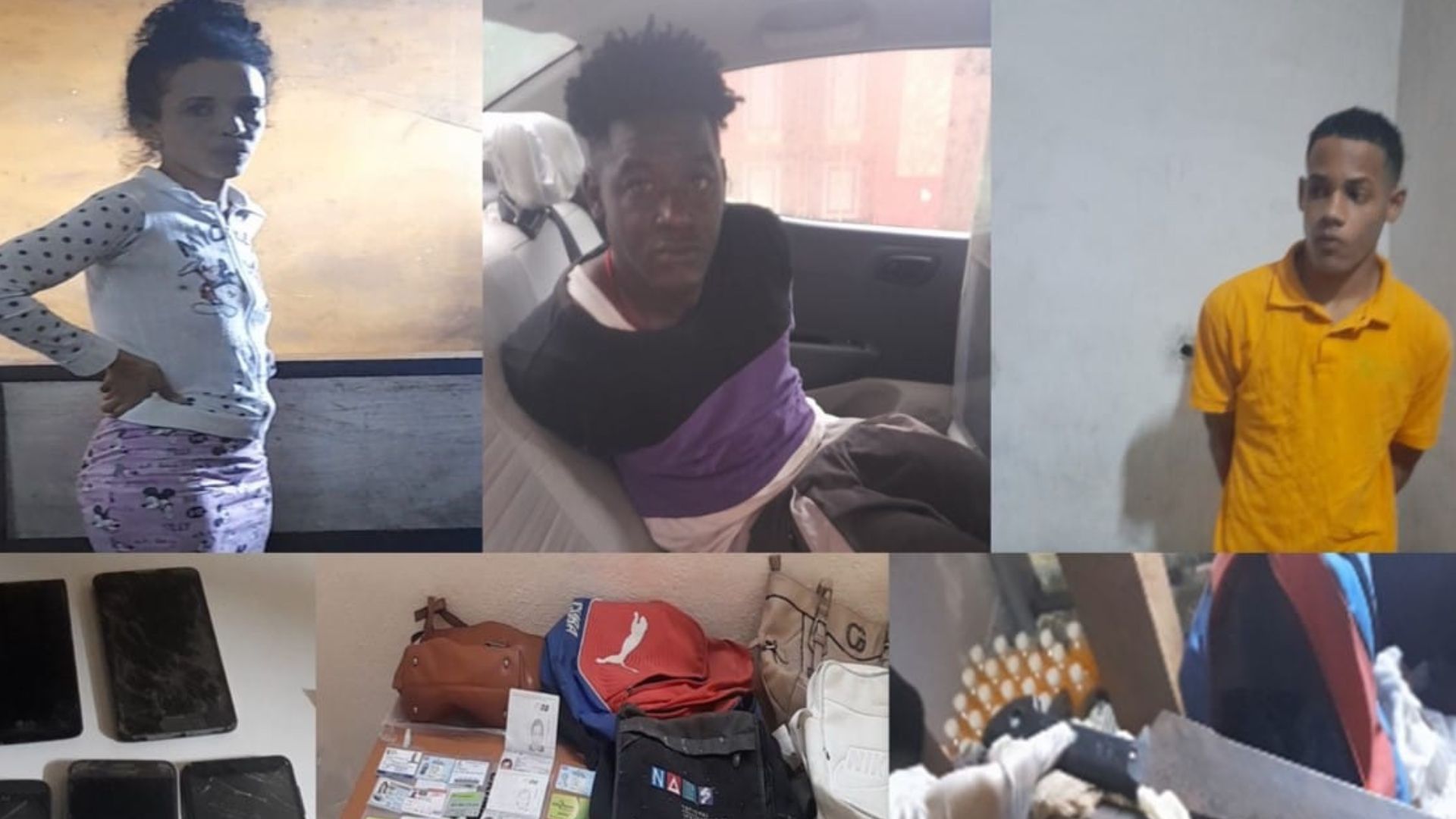 Atrapan a presuntos ladrones que utilizaban armas blancas en La Habana