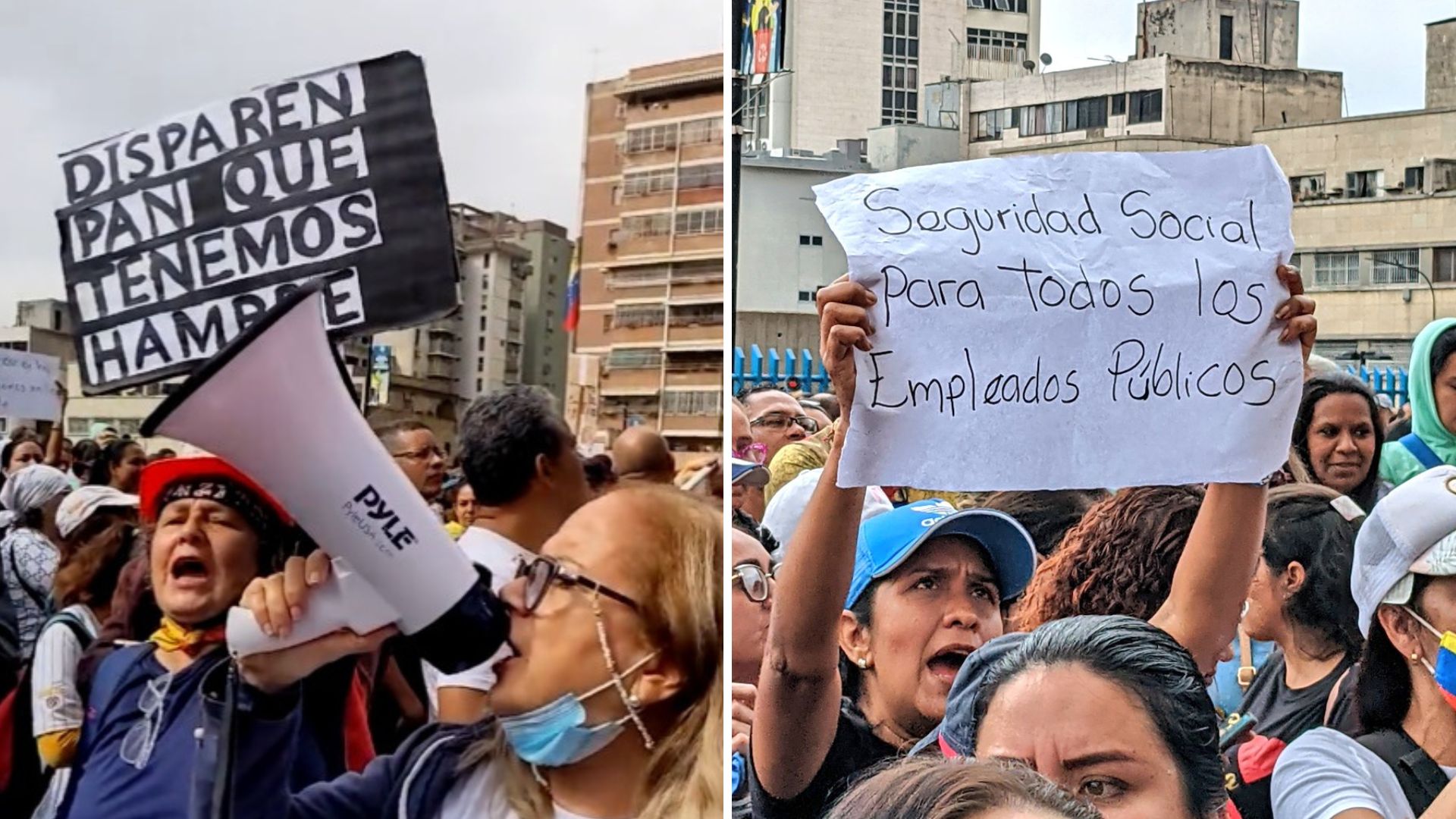 “Basta de salarios de hambre”: maestros protestan en calles de Venezuela por sus derechos