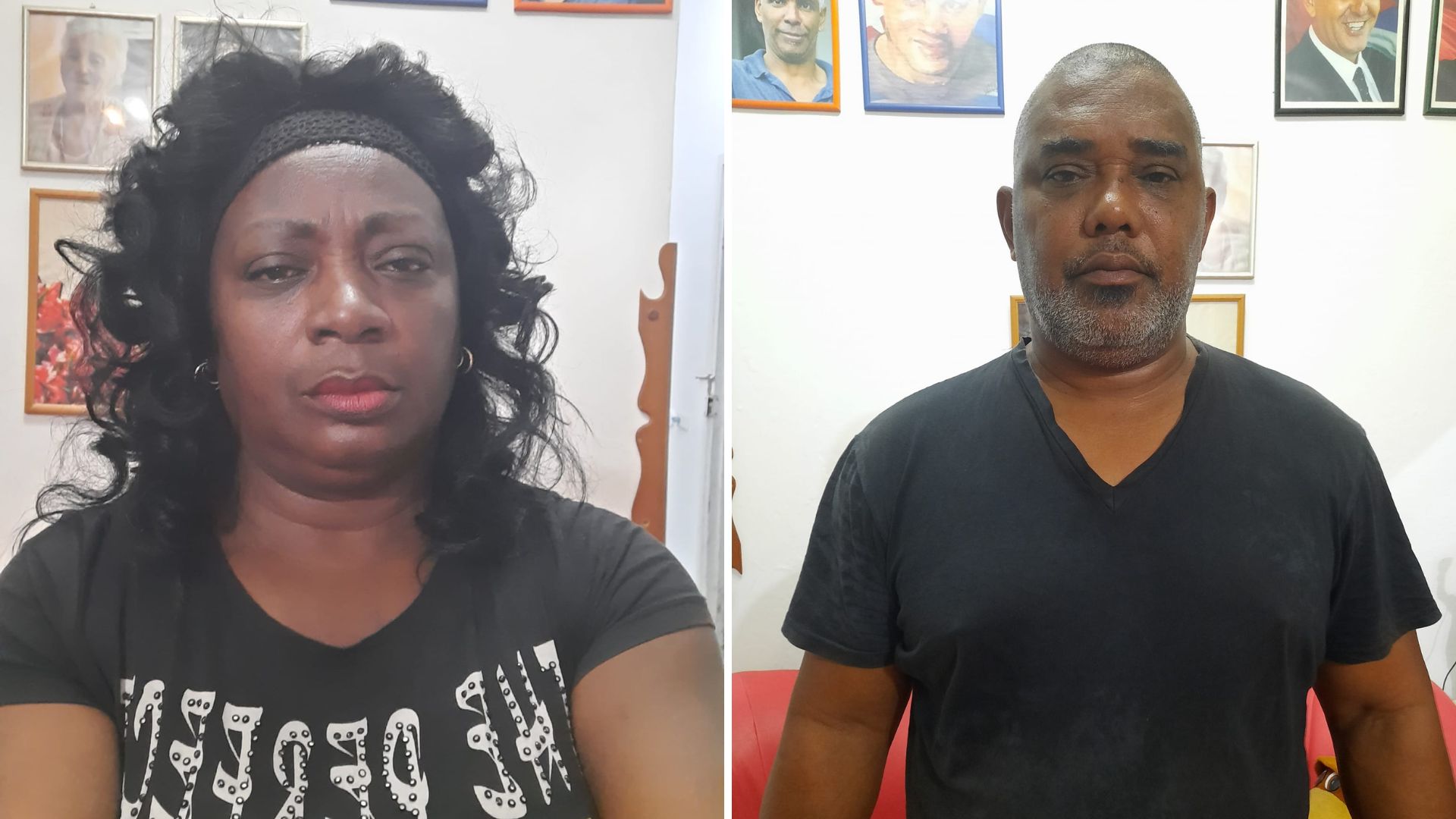 Berta Soler y Ángel Moya duermen en calabozos tras detención del régimen