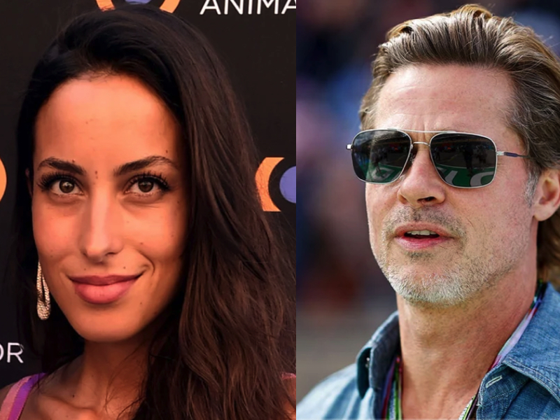¡Brad Pitt fotografiado con su nueva novia! Mientras su batalla legal con Angelina Jolie continúa