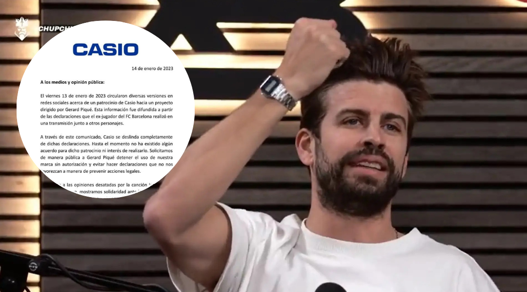 ¿Casio amenaza a Piqué? El comunicado es falso