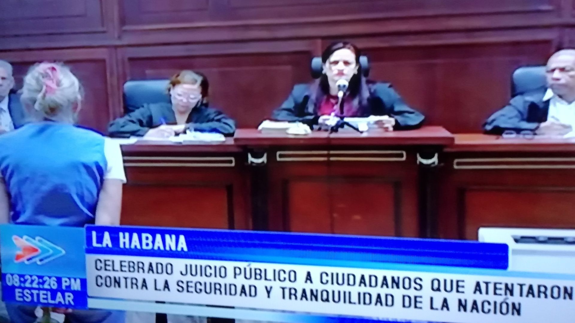 Celebran juicio contra acusados de "atentar" contra Archivo del Tribunal de Centro Habana