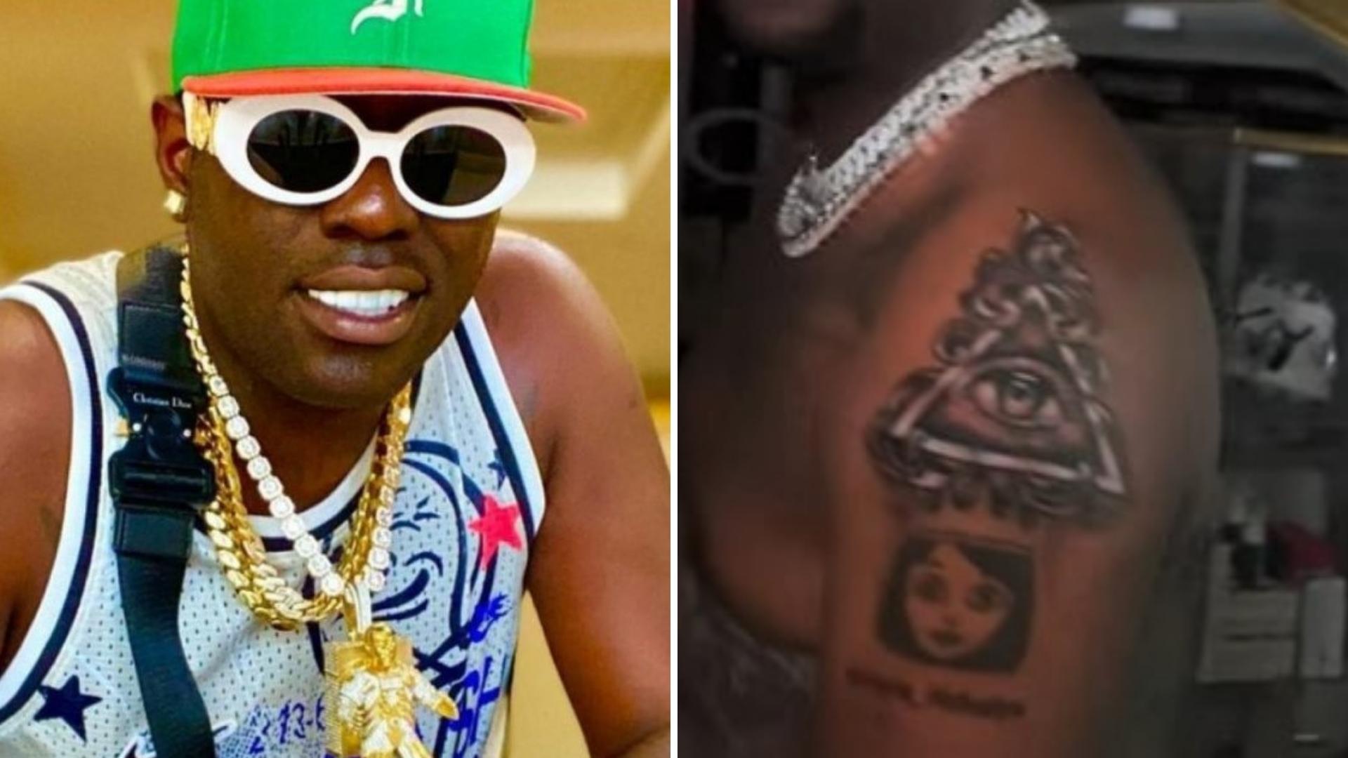 Chocolate MC con nuevo tatuaje y ¿nueva novia?
