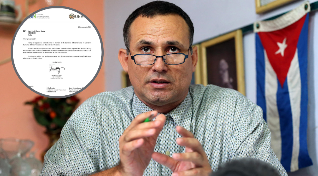 CIDH reclama al régimen por el acoso del expreso político José Daniel Ferrer