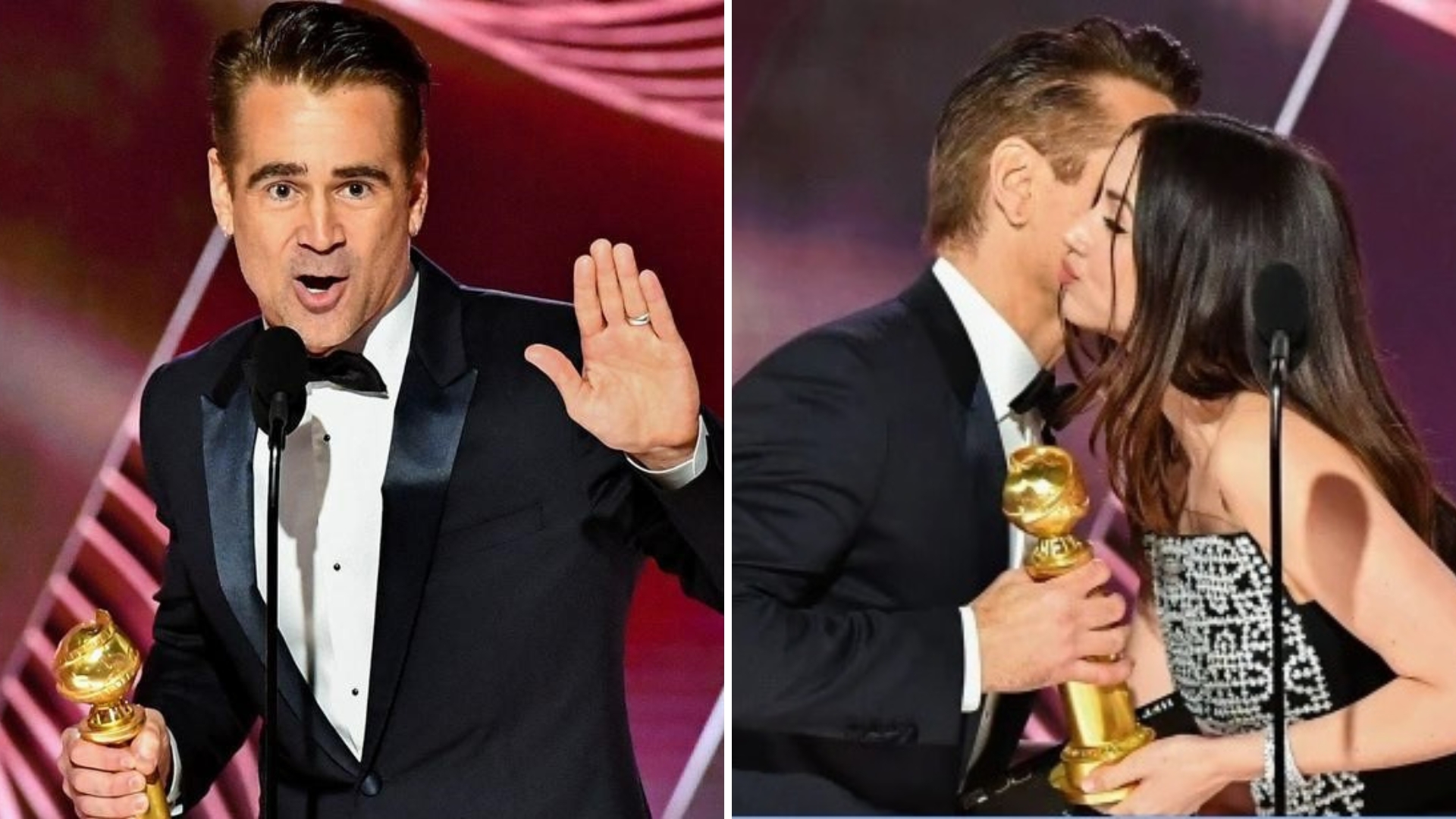 Colin Farrell halaga a Ana de Armas en los Globos de Oro: “Lloré viendo la película”
