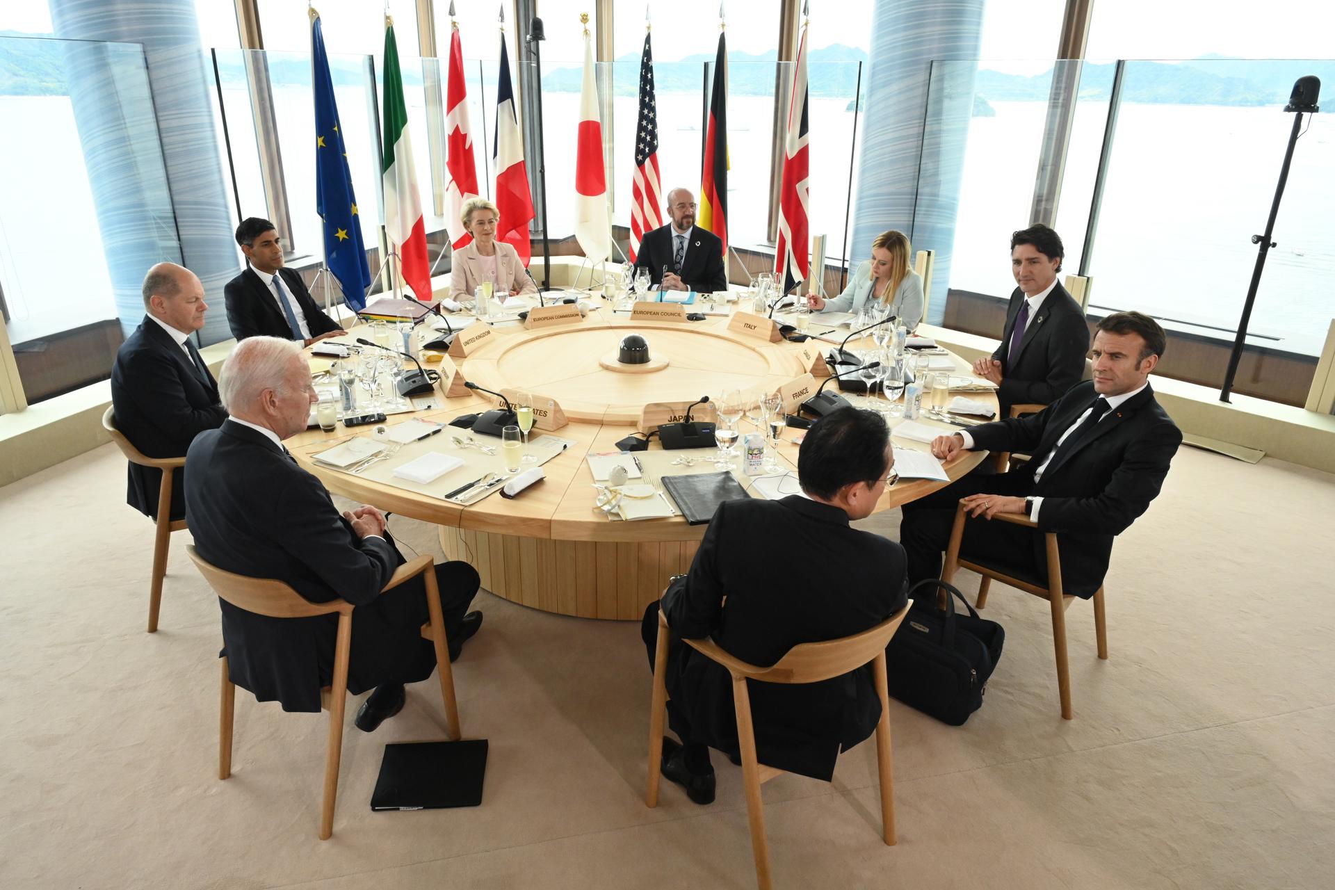 Comienza la primera sesión de la cumbre del G7 de Hiroshima
