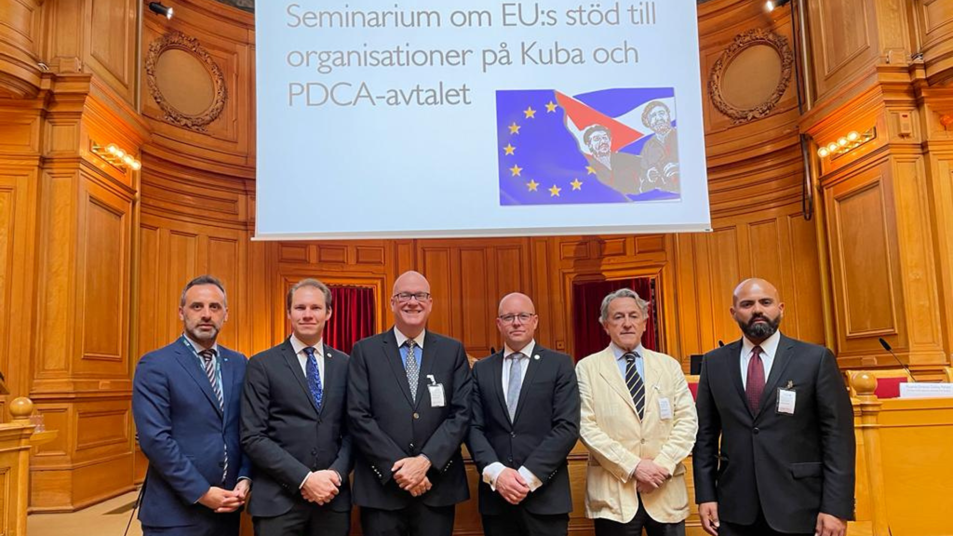 Comisión de Exteriores de Parlamento sueco pedirá cese de financiamiento de la UE a régimen cubano