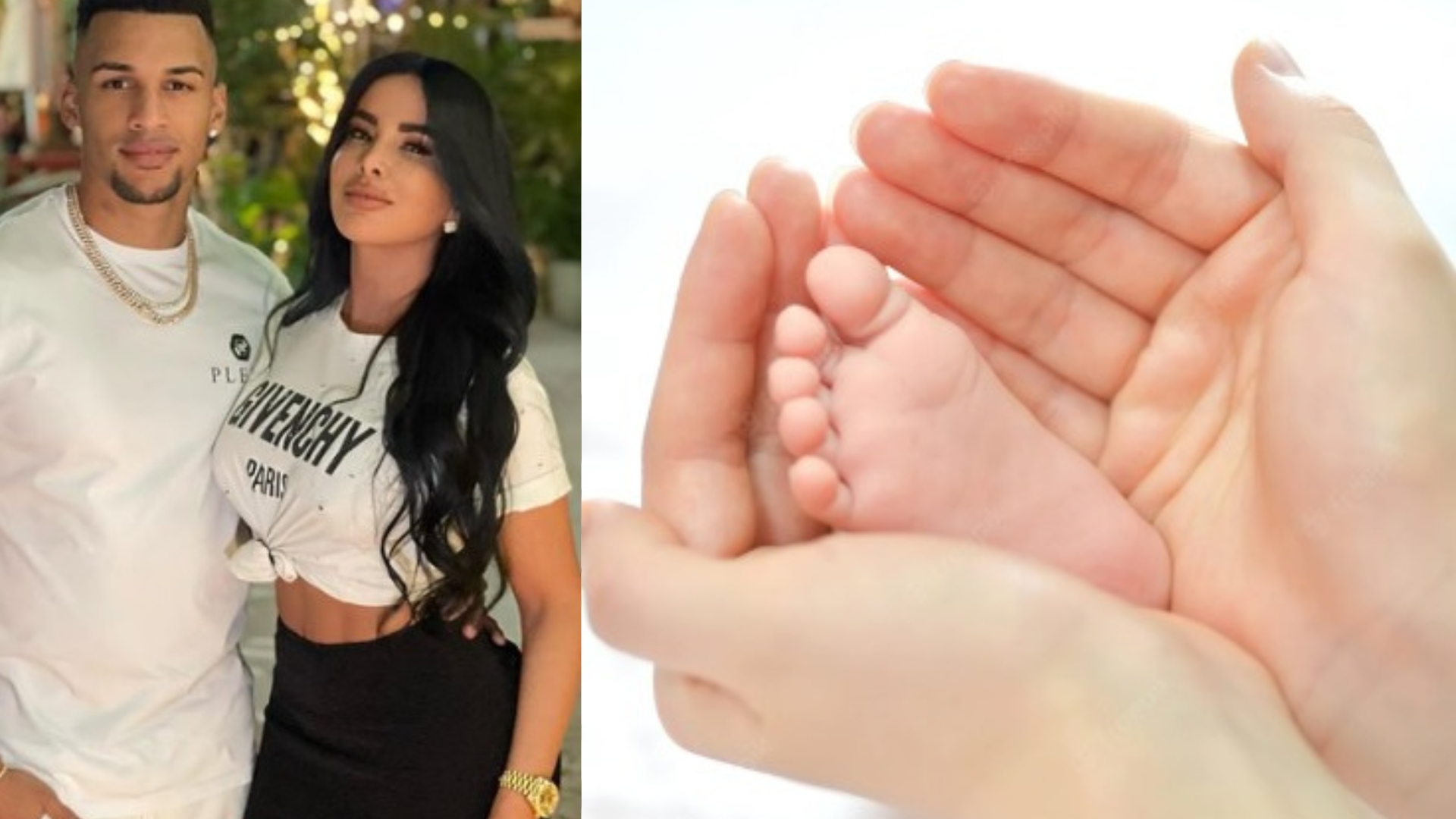 Con un sensual desnudo, Náyer confirma que espera un hijo con pelotero Víctor Víctor