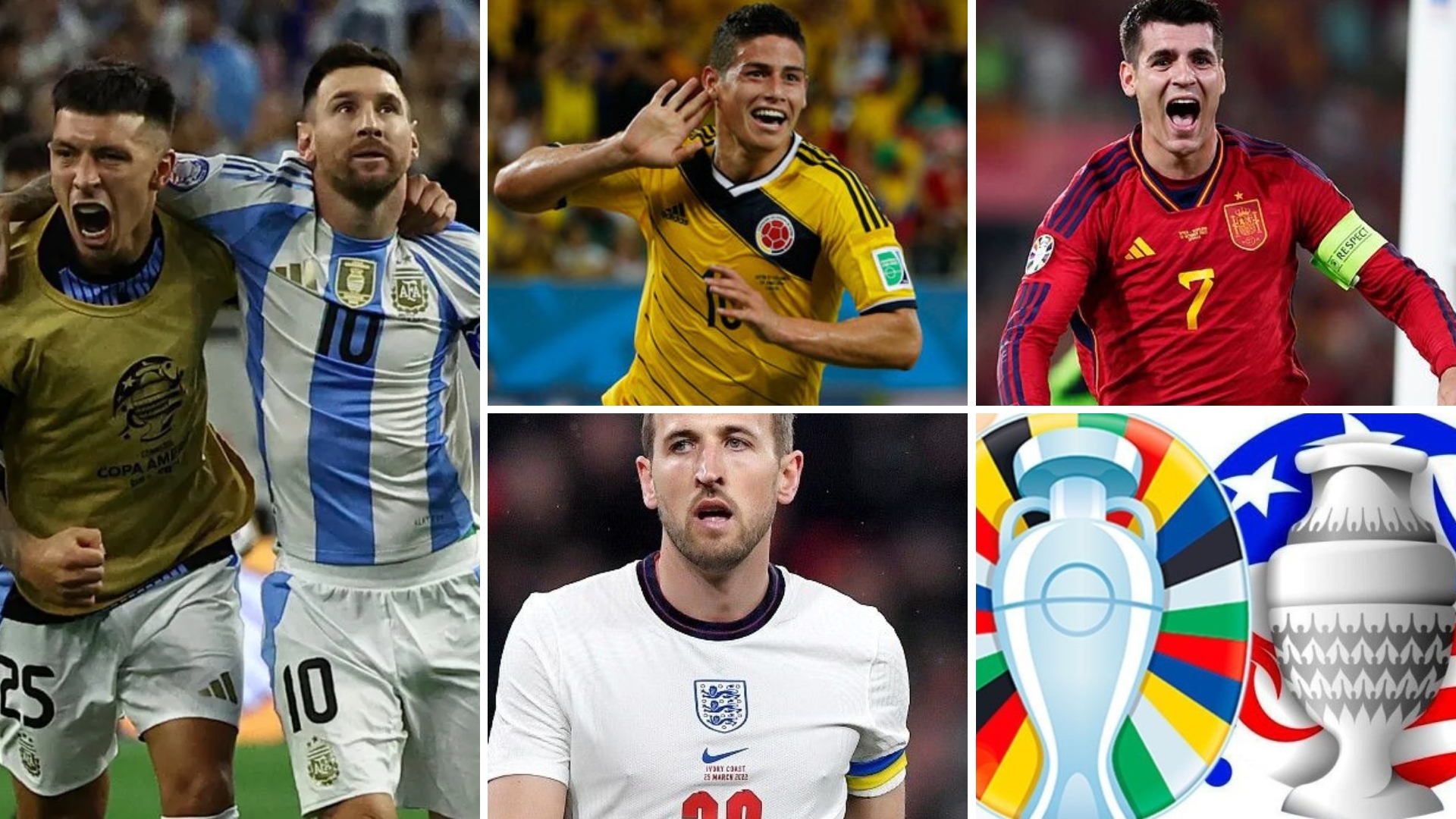 Copa América y Eurocopa: ¡Ya están los finalistas!
