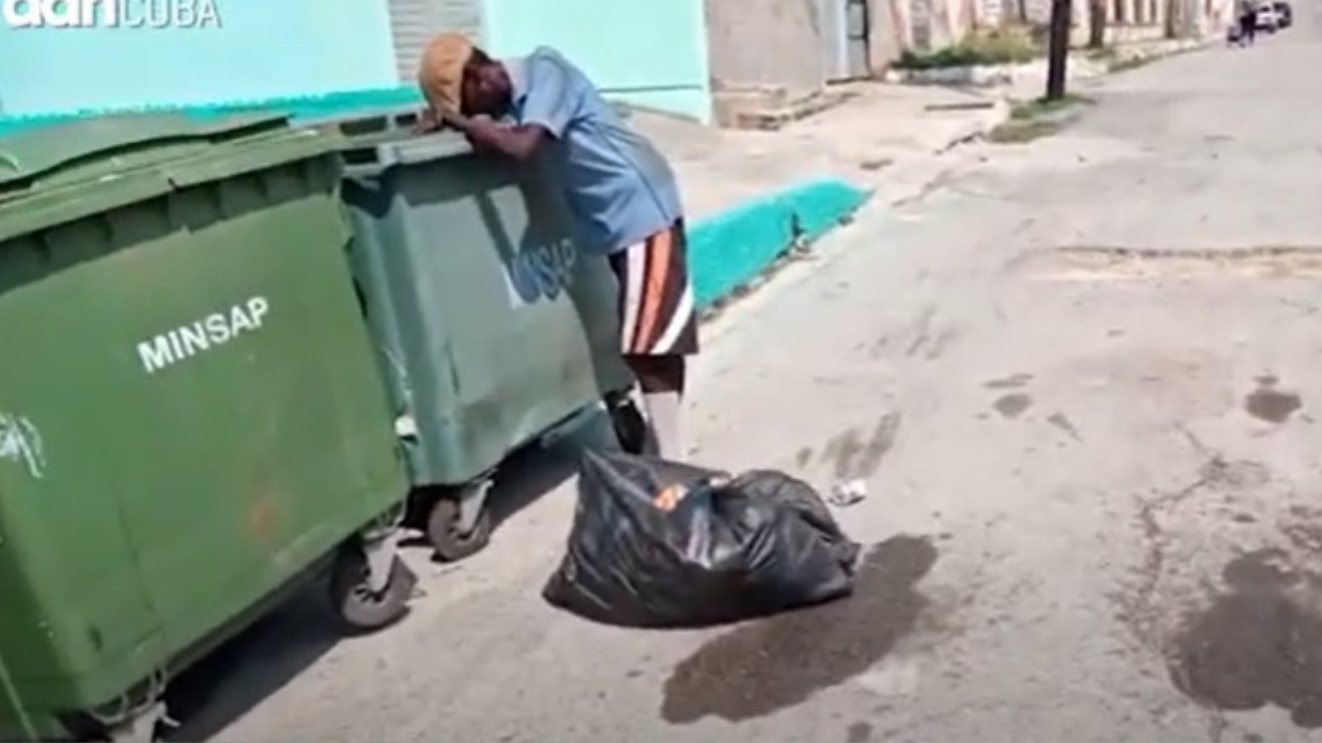 Crisis en Cuba: sin otra salida que vivir de la basura