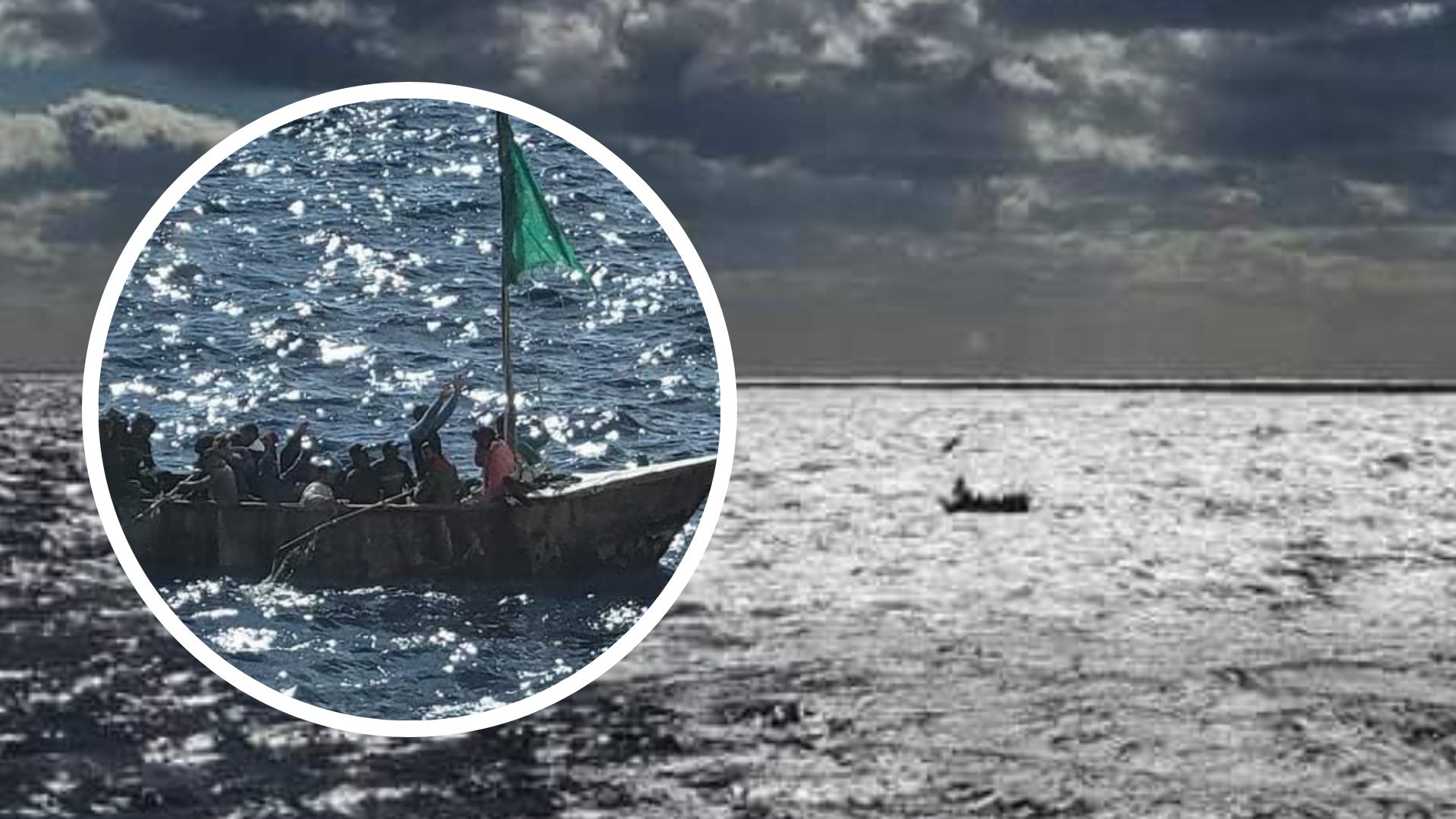 Crucero rescata a 17 balseros cubanos que llevaban semanas a la deriva