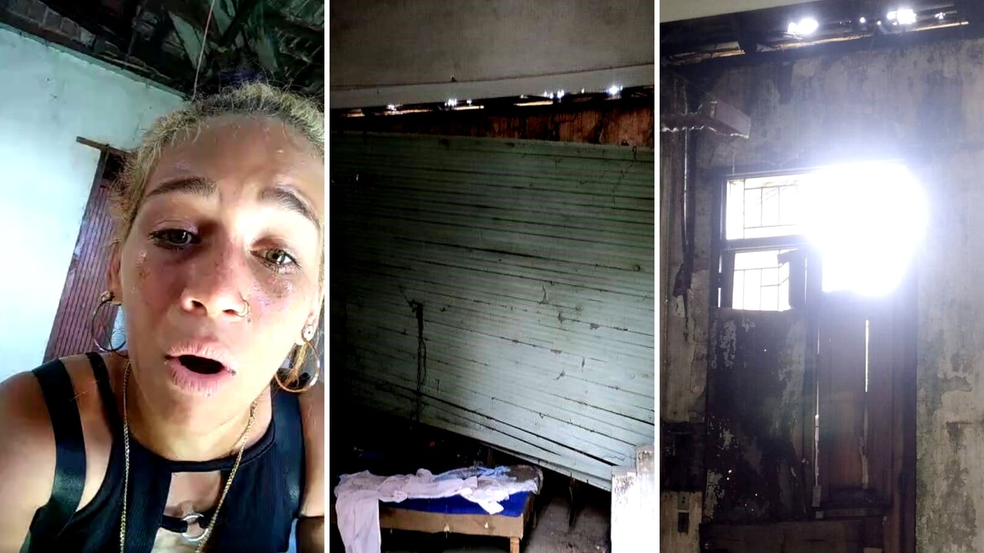 Cubana acusa indiferencia gubernamental ante problemas estructurales de su vivienda