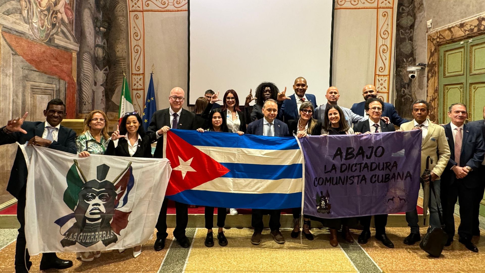 Cubanos piden fin de financiamiento europeo a La Habana en Senado de Italia
