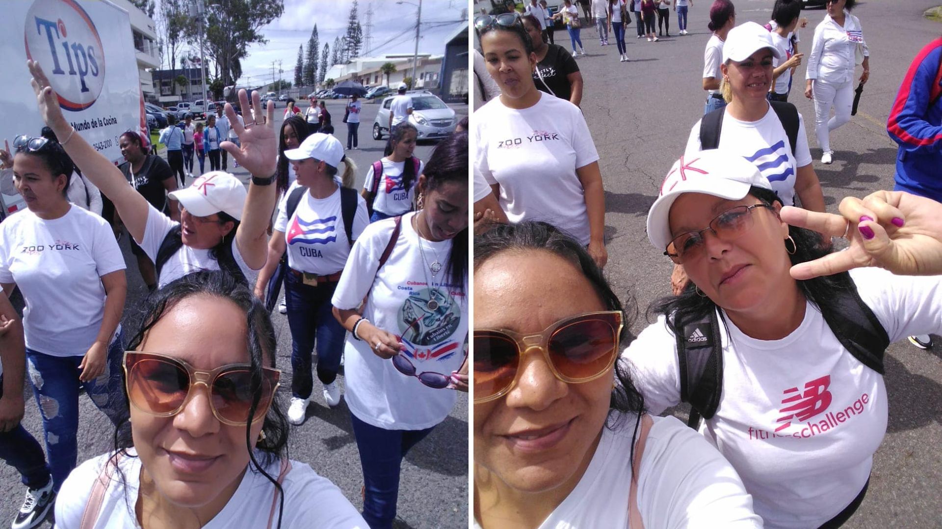 Cubanos protestan en oficinas de Refugio de Costa Rica