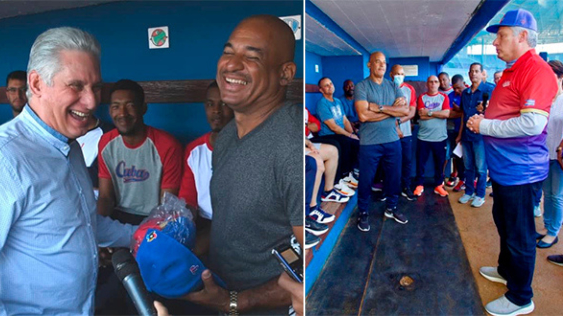 Díaz-Canel arenga al equipo Cuba del Clásico de Béisbol: “nos vemos al regreso”