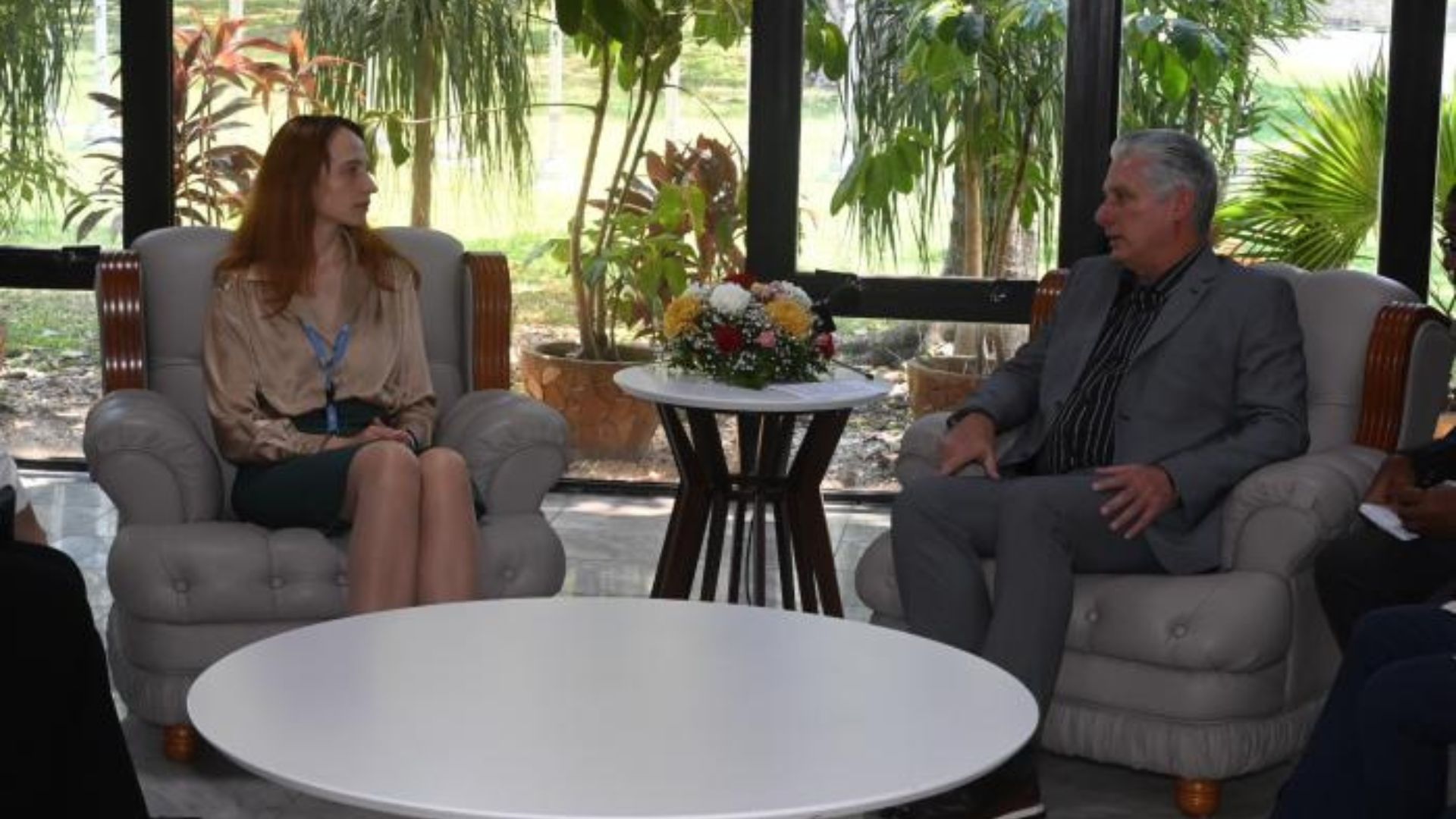  Díaz-Canel sostiene que Cuba defiende los derechos humanos