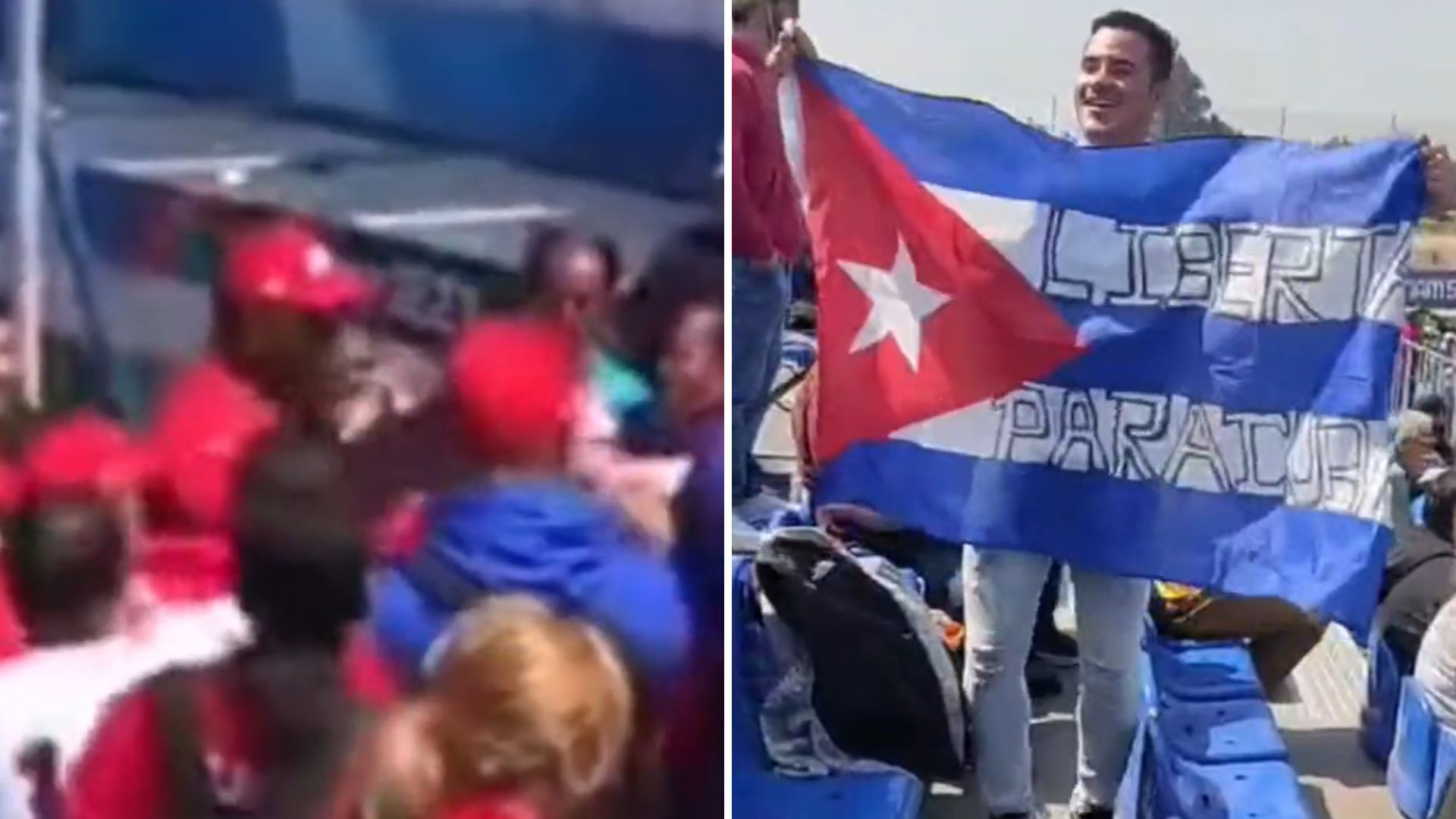 Delegación cubana encabezada por Mijaín López golpea a activistas en Chile
