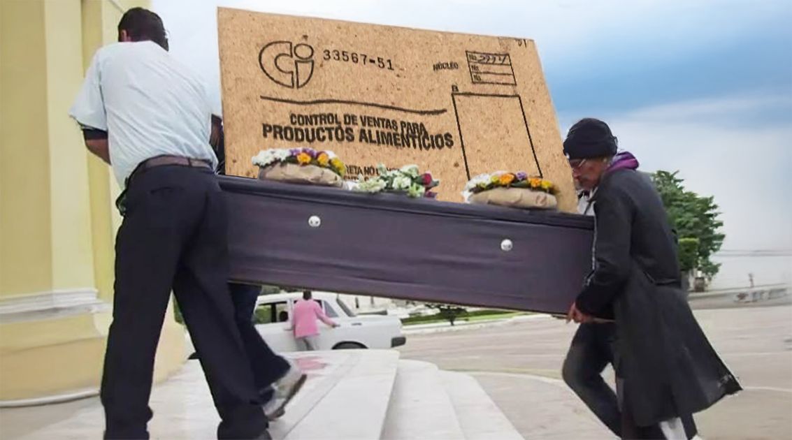 Despedida de duelo de la libreta de abastecimiento