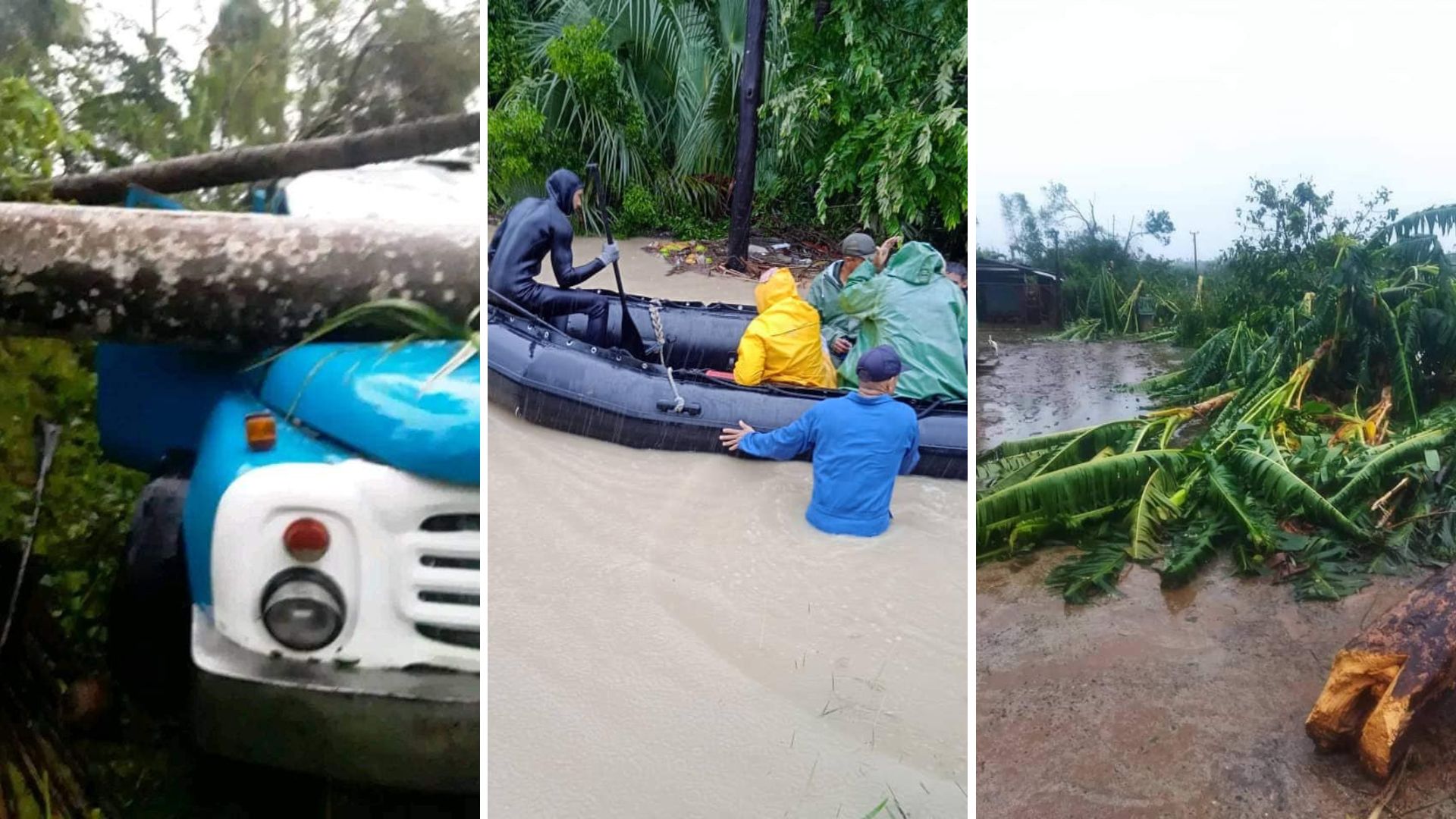 Devastación en Guantánamo tras paso de tormenta Oscar