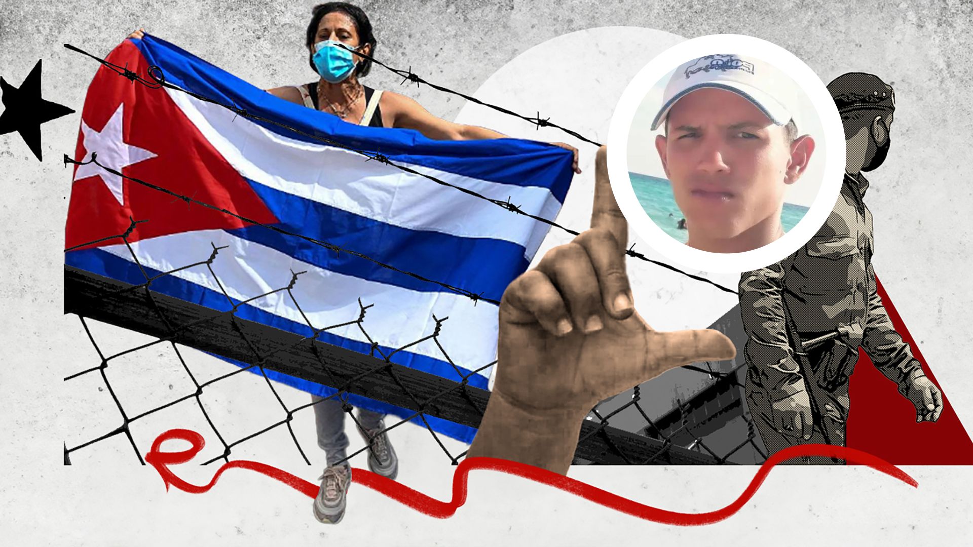 Devuelven a la cárcel a preso político del 11J Marlon Brando Díaz