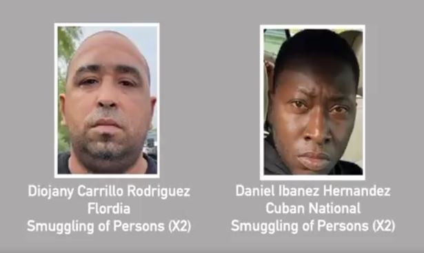 Dos cubanos residentes de Florida arrestados por tráfico de inmigrantes ilegales