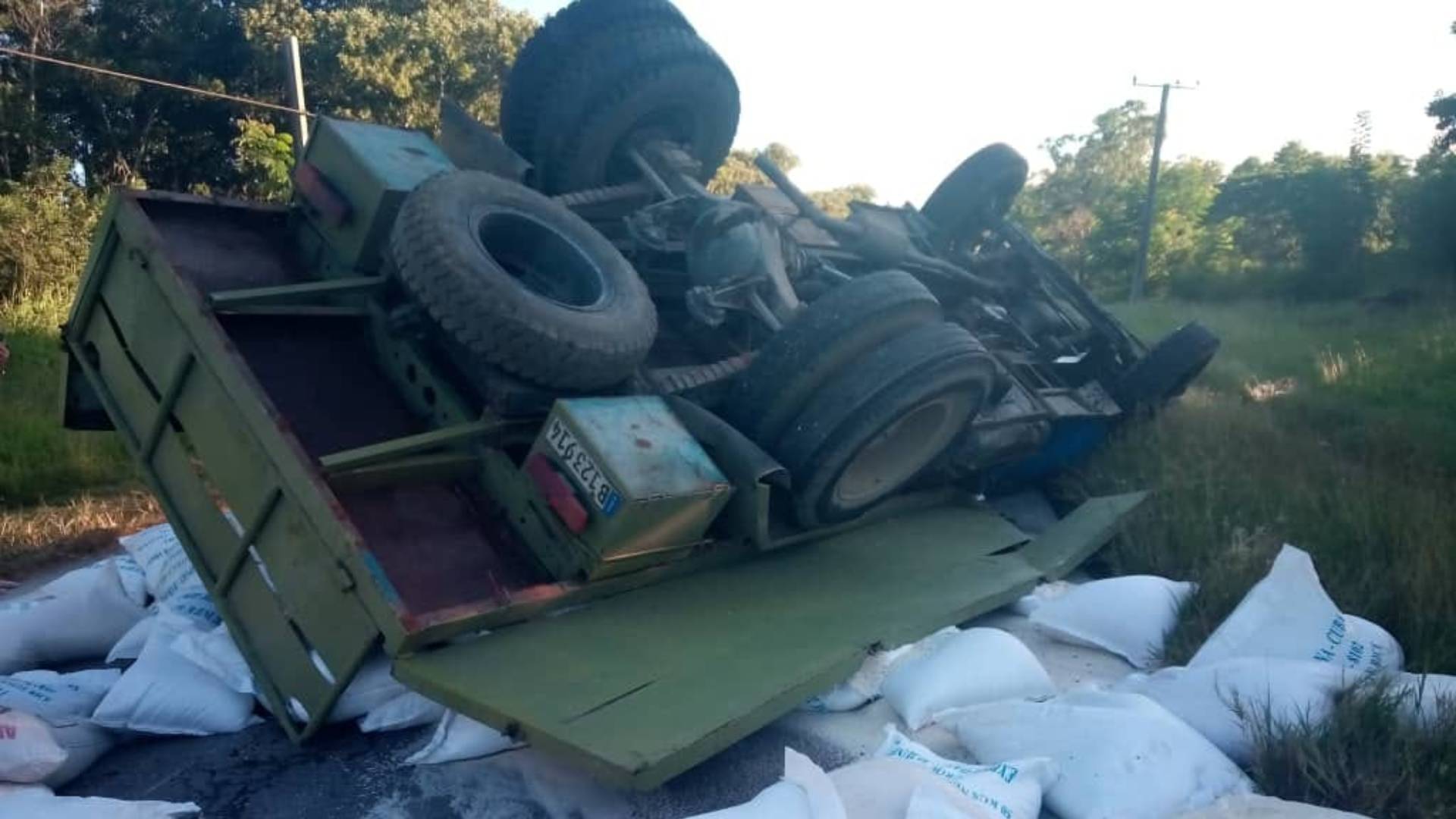 Dos heridos tras accidente en Villa Clara
