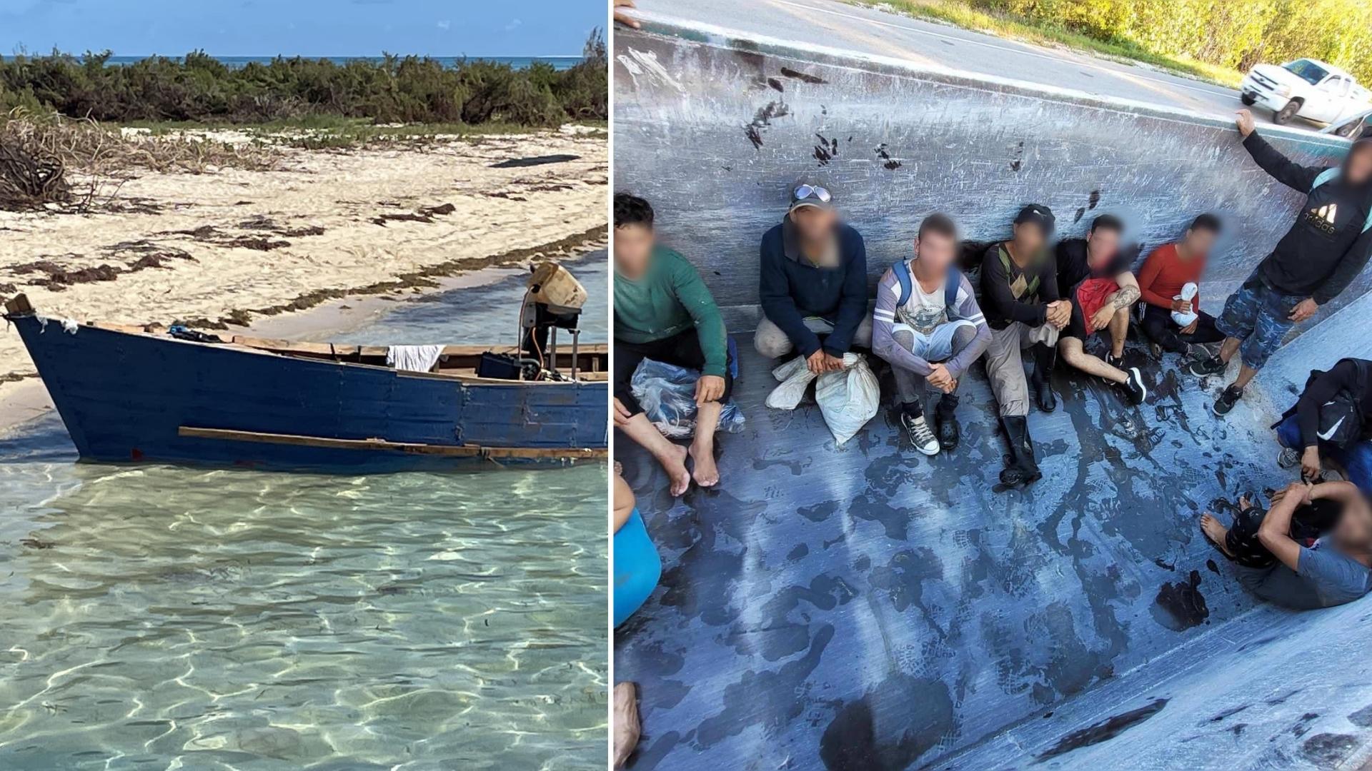 EEUU: detienen a 32 cubanos varados y a otros 11 descubiertos en un camión