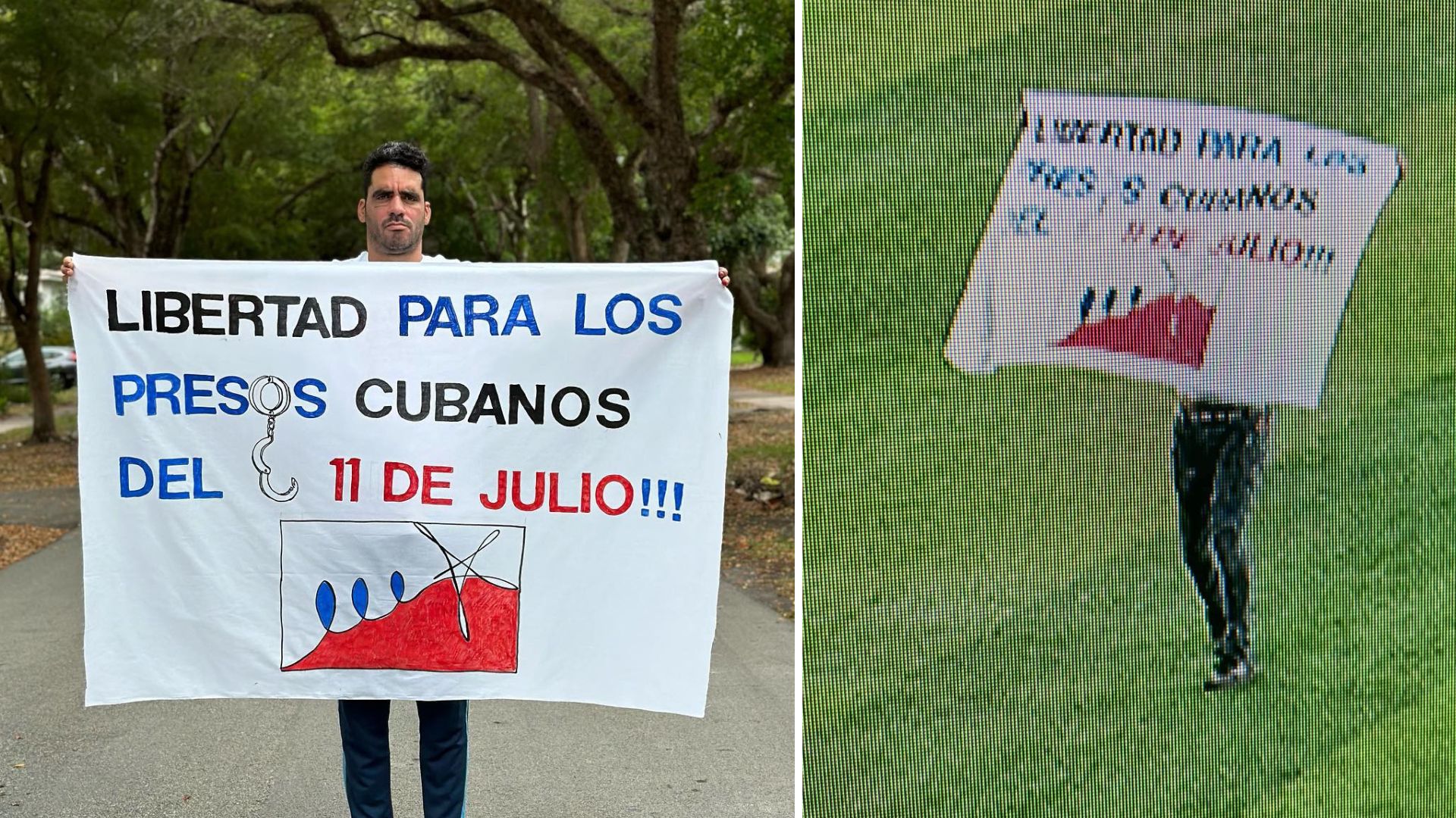 “El comunismo no es bien recibido aquí”: El Sexto explica por qué protestó en Clásico Mundial