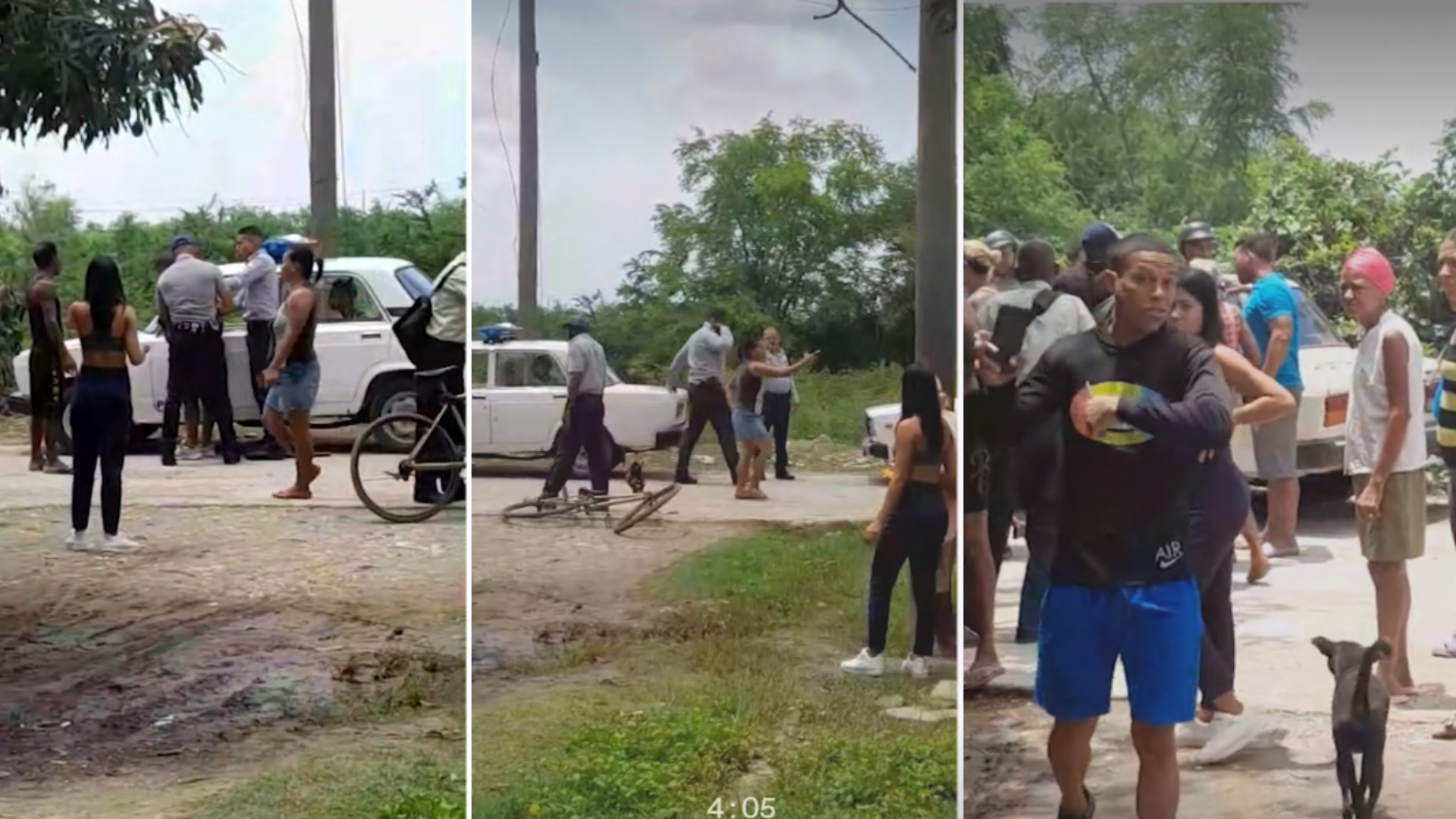 El pueblo enfrenta a la policía en Guantánamo tras violenta detención