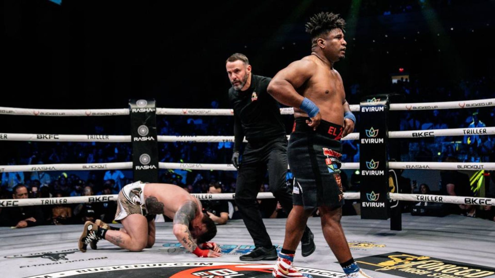 “El Zambo” Perdomo noquea en primer asalto de su pelea en BKFC 