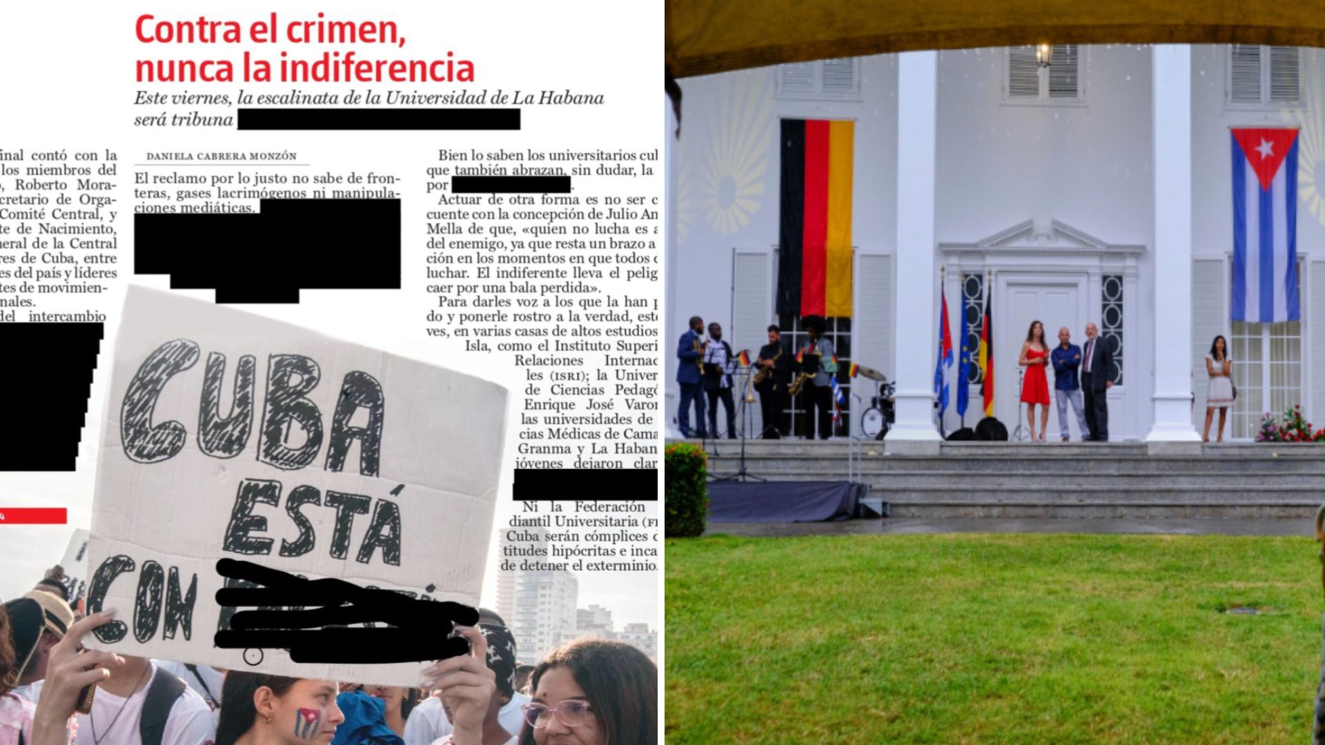 Embajada de Alemania critica censura en Cuba y régimen responde 