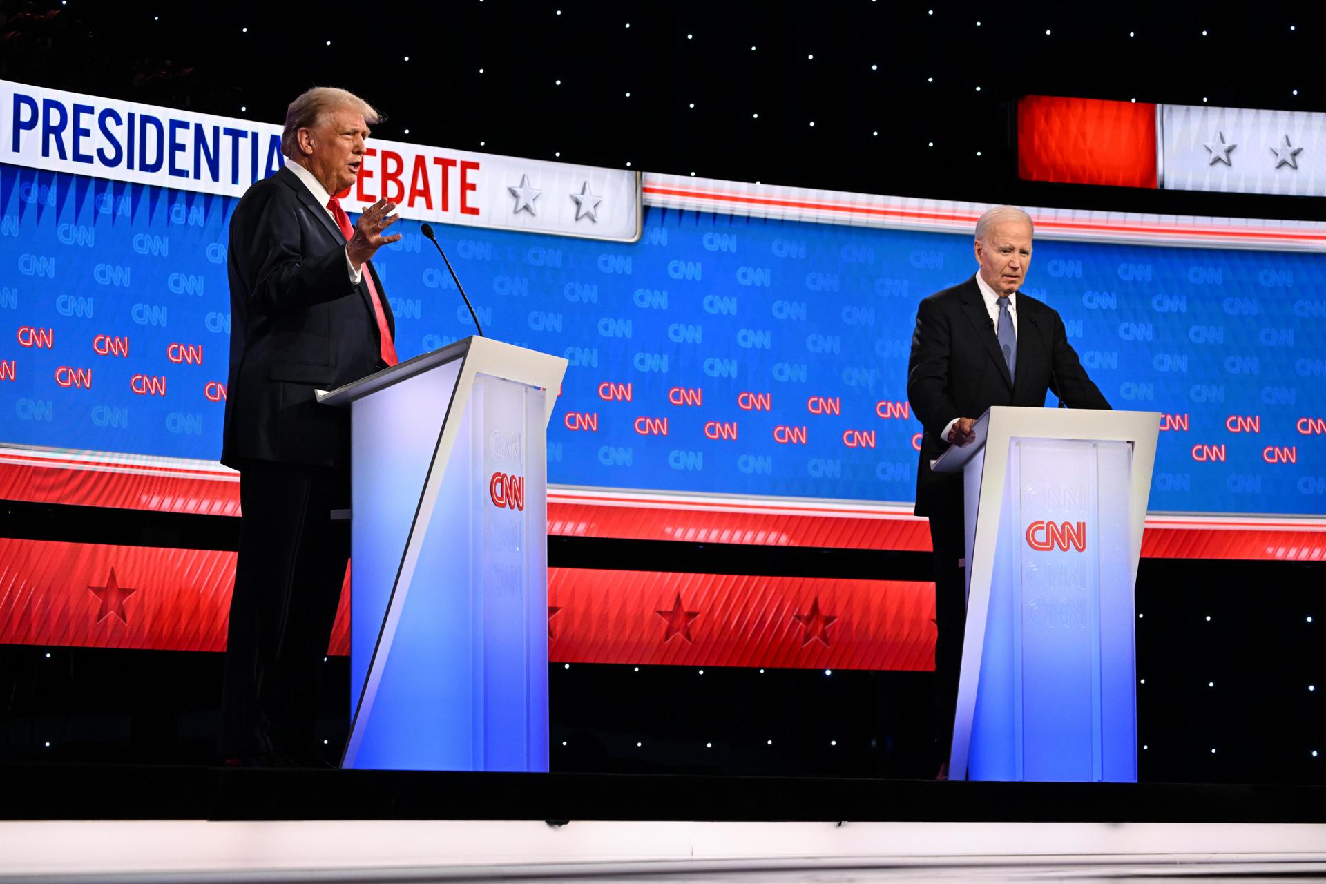Encuesta de CNN: 67% de los televidentes opina que Trump ganó el debate