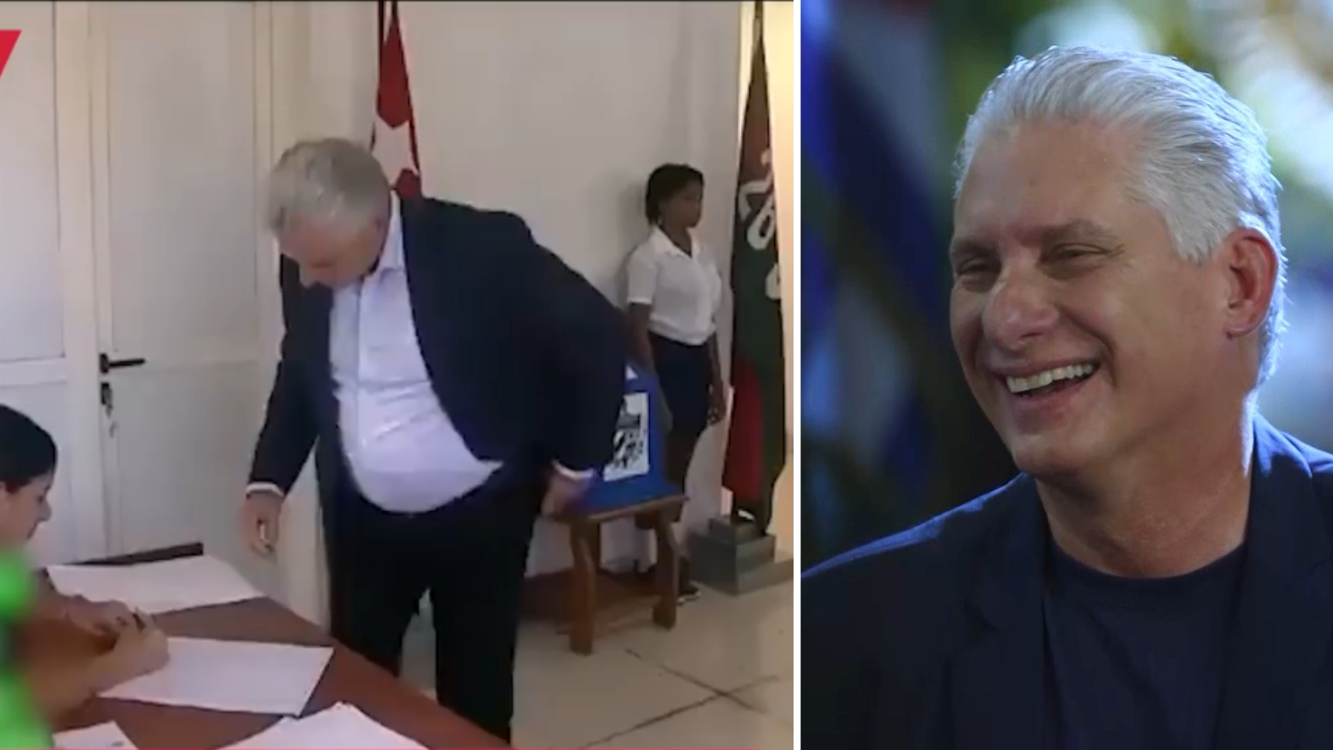 Error en escena: Díaz-Canel olvida boleta para votar en “elecciones” cubanas