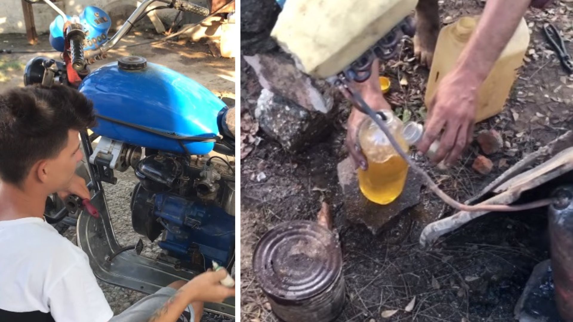 Escasez: cubanos aseguran que hacen su propia "gasolina" con plástico