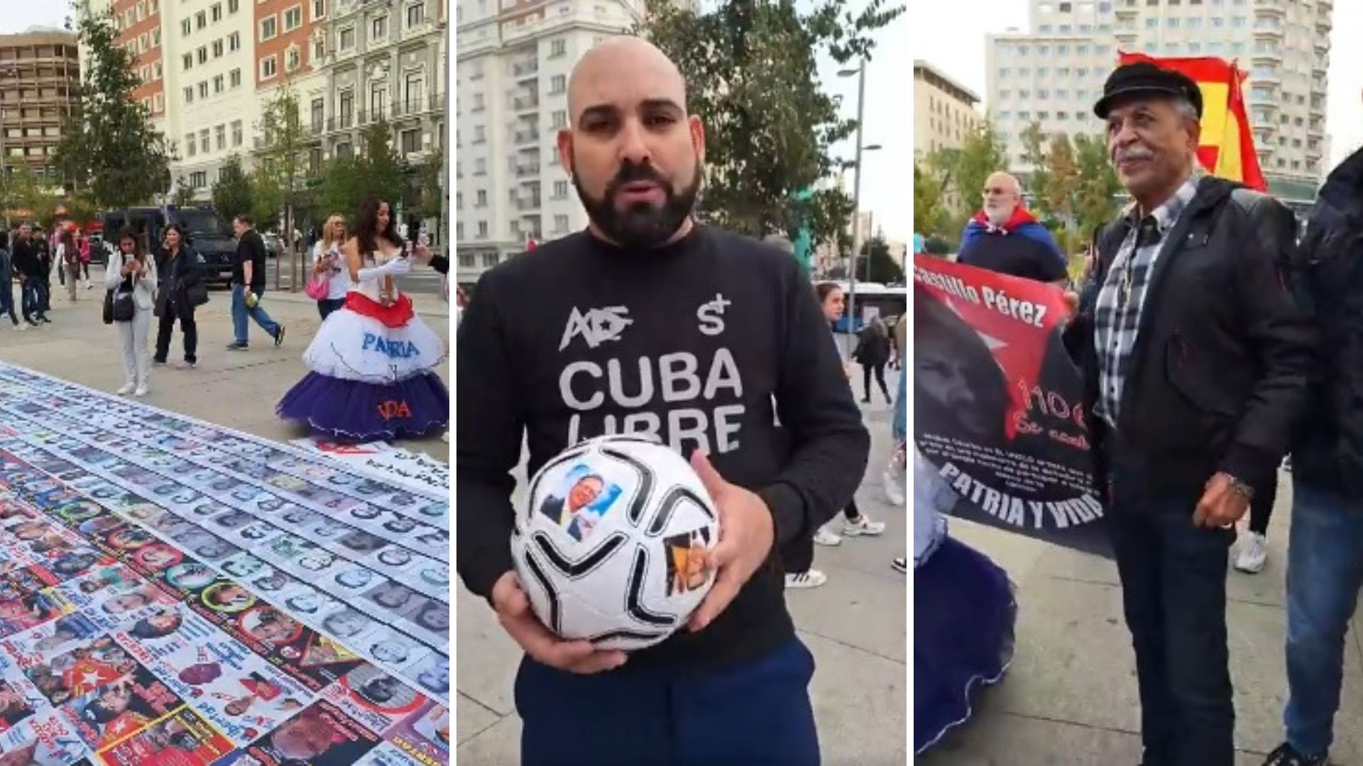 España: Marcha por los presos políticos cubanos
